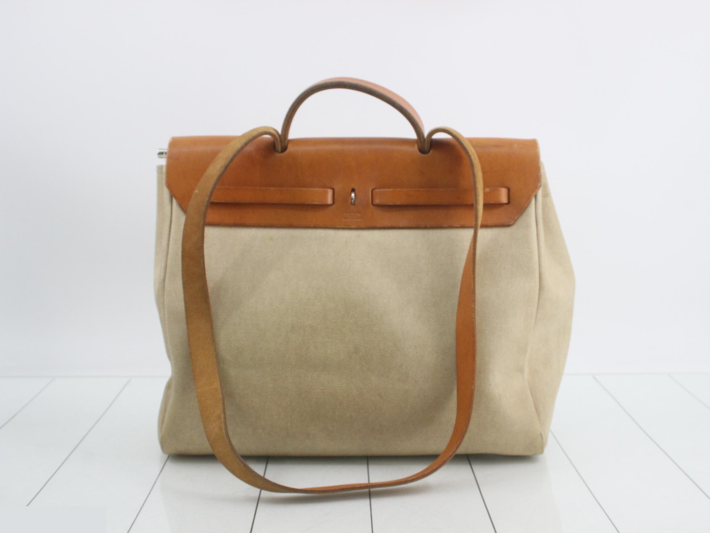 Herbag MM Shoulder Bag, Canvas, B Stamp — view 2