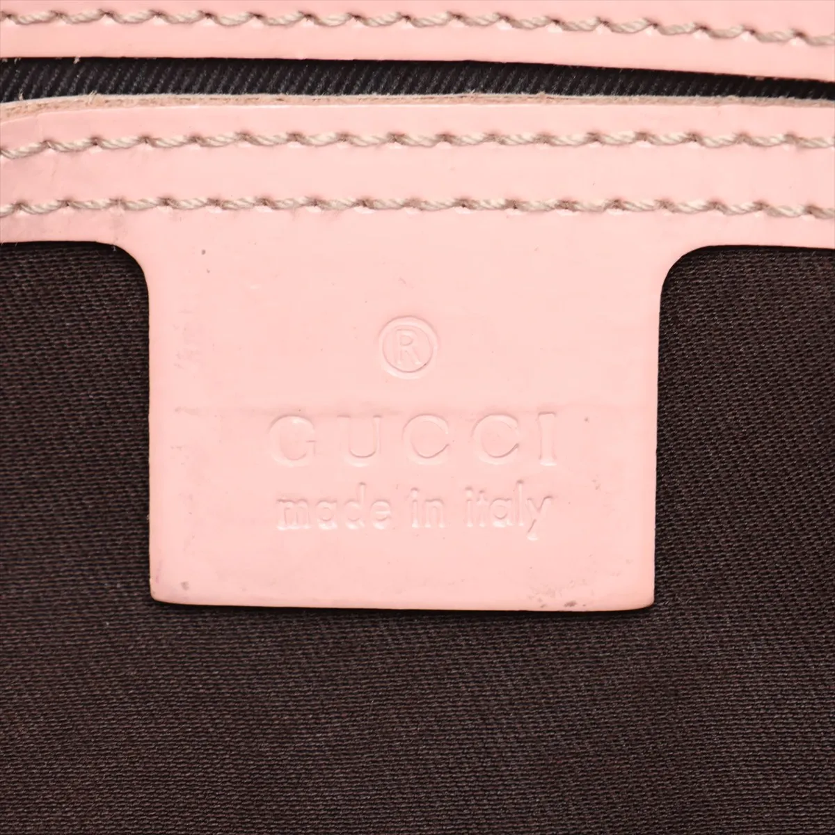 GG Supreme 201732 PVC x Leather Shoulder Bag, Beige x Pink — view 8