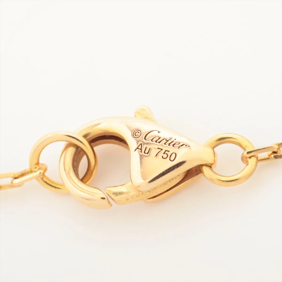 Logo Double C Diamond Necklace 750(PG) 4.4g MAZ217 — view 4