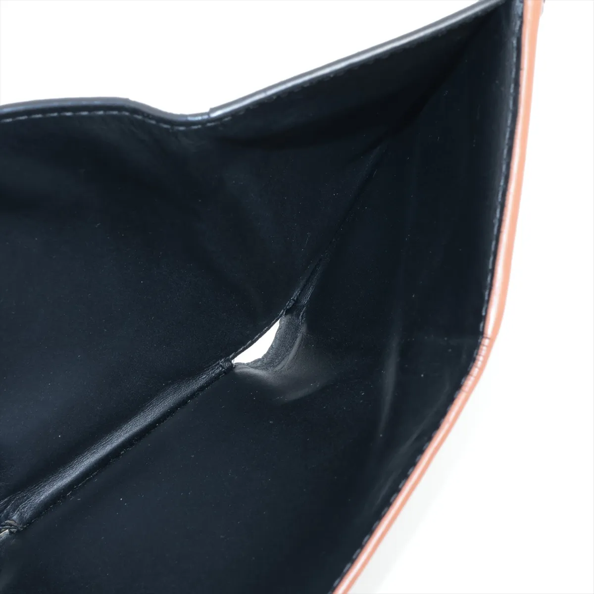 Puzzle Leather Compact Wallet Black — view 5