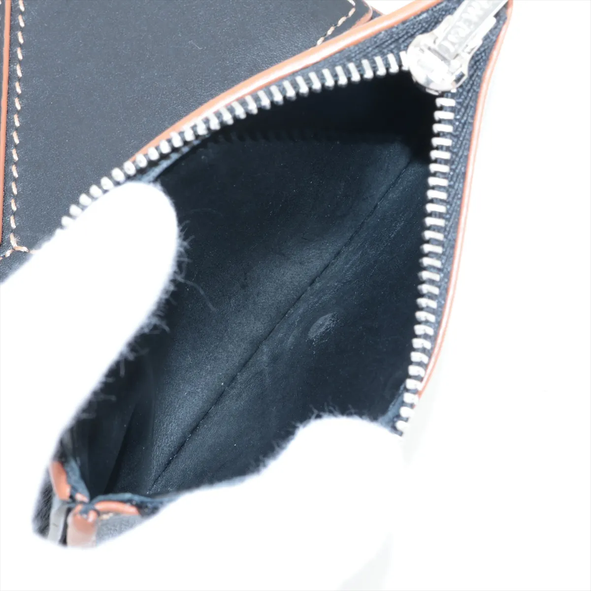 Puzzle Leather Compact Wallet Black — view 7