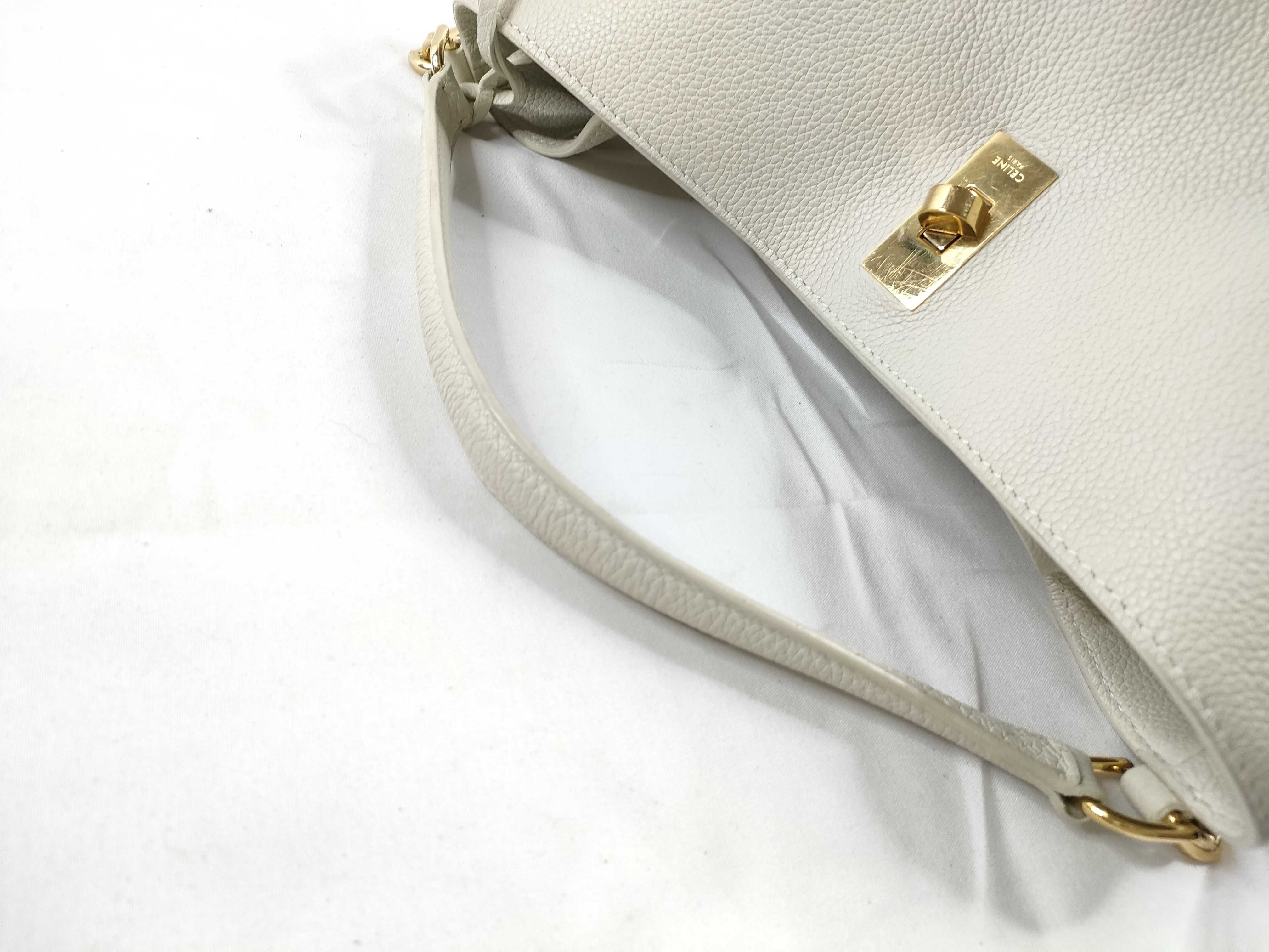 Teen Bucket 16 Leather 2-Way Shoulder Bag White Handbag — view 6