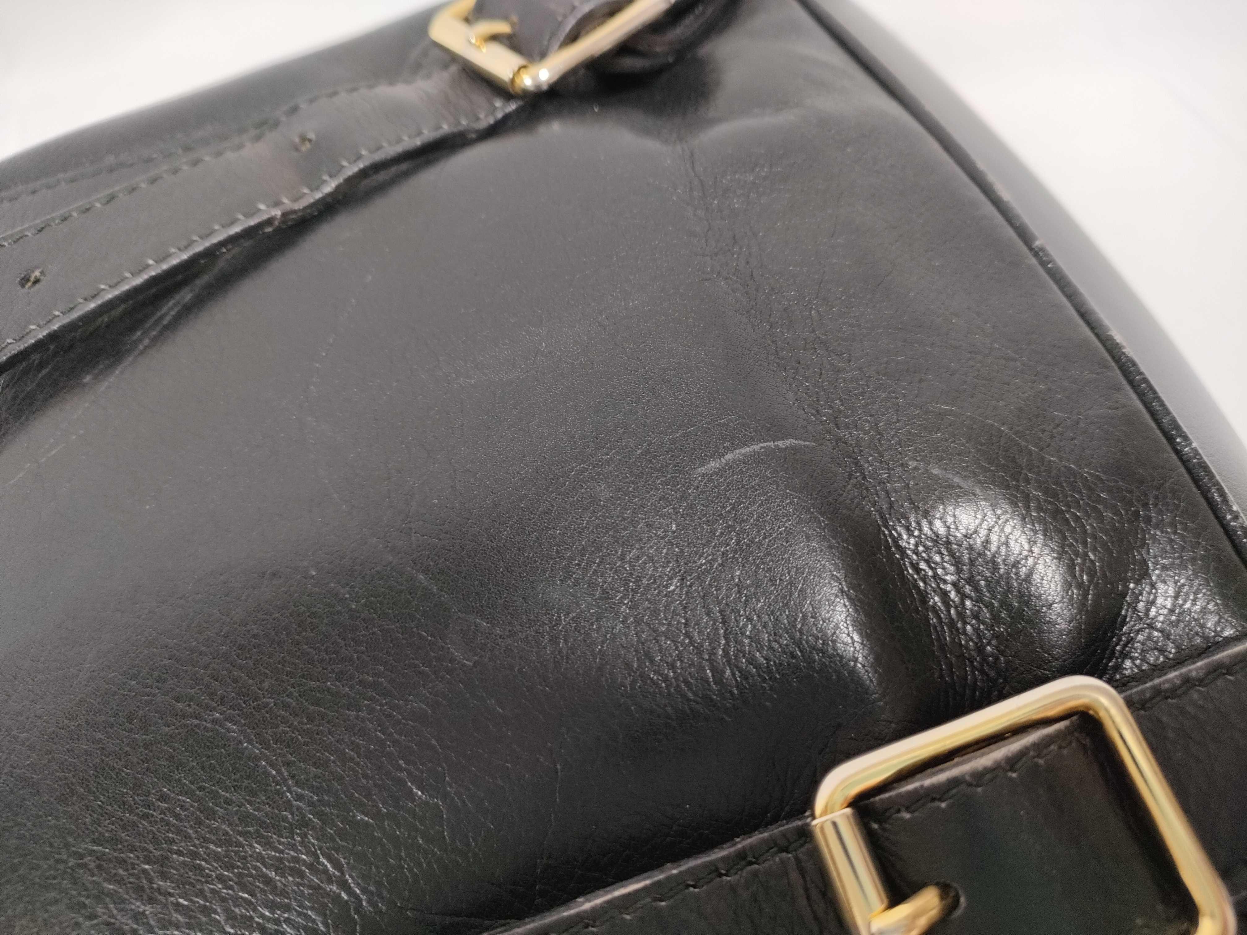Bamboo Gucci Black Drawstring Backpack Rucksack — view 8