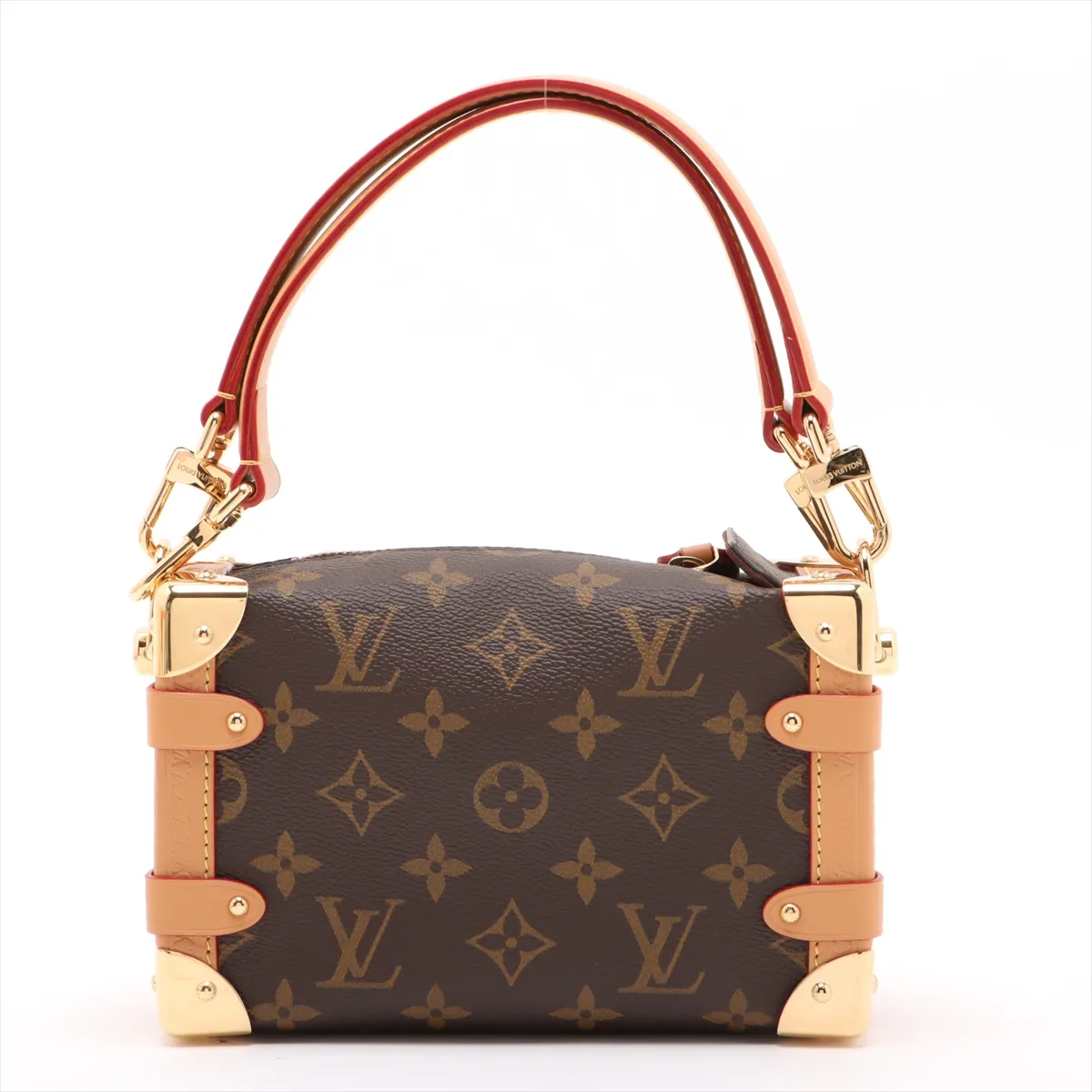 Monogram Side Trunk PM M46815 Brown with 3 Straps RFID Reactive — view 2