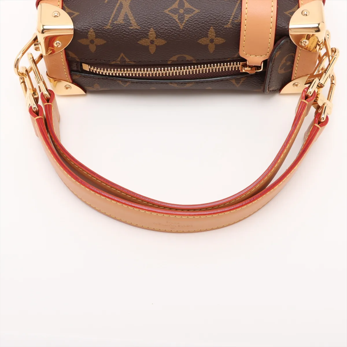 Monogram Side Trunk PM M46815 Brown with 3 Straps RFID Reactive — view 5