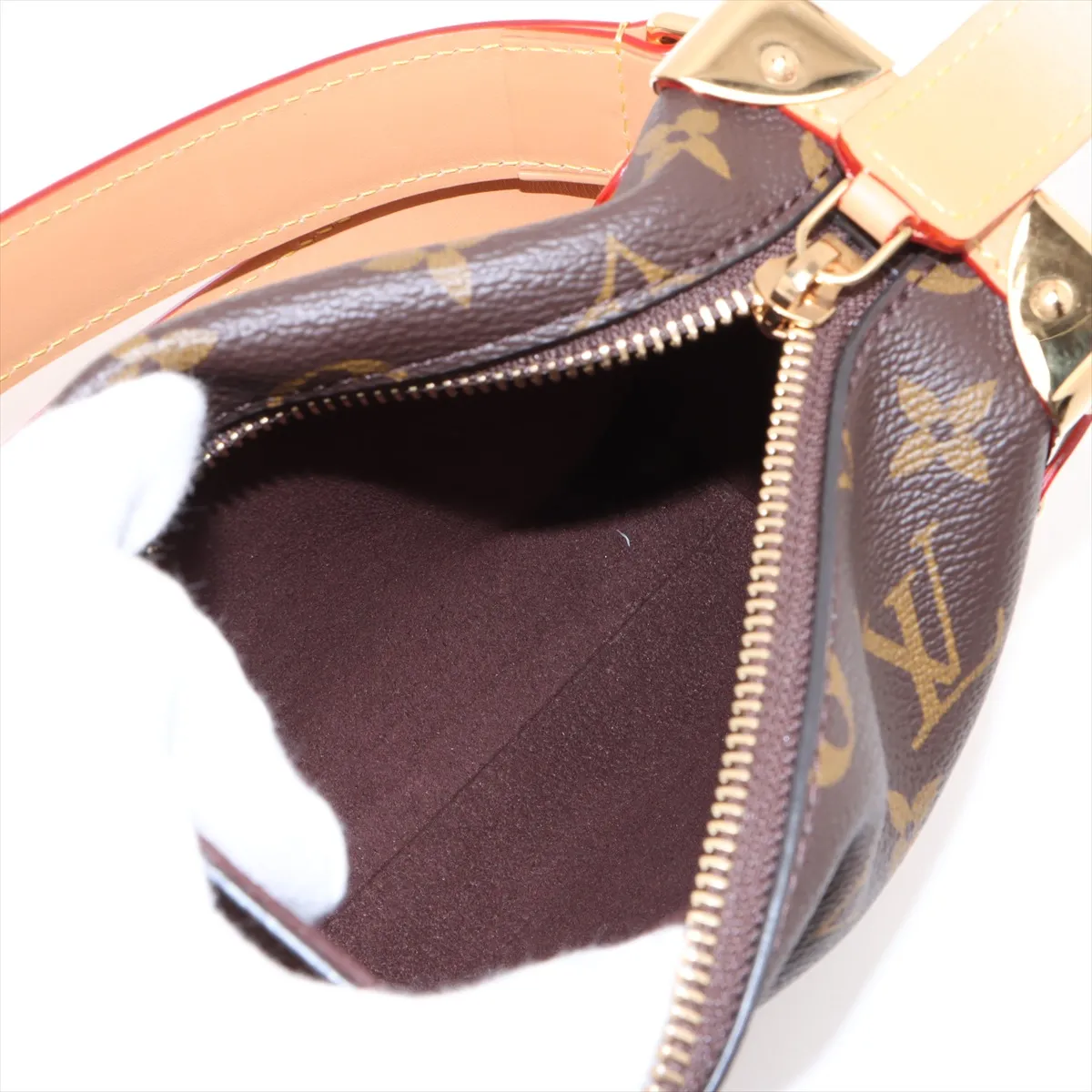 Monogram Side Trunk PM M46815 Brown with 3 Straps RFID Reactive — view 8