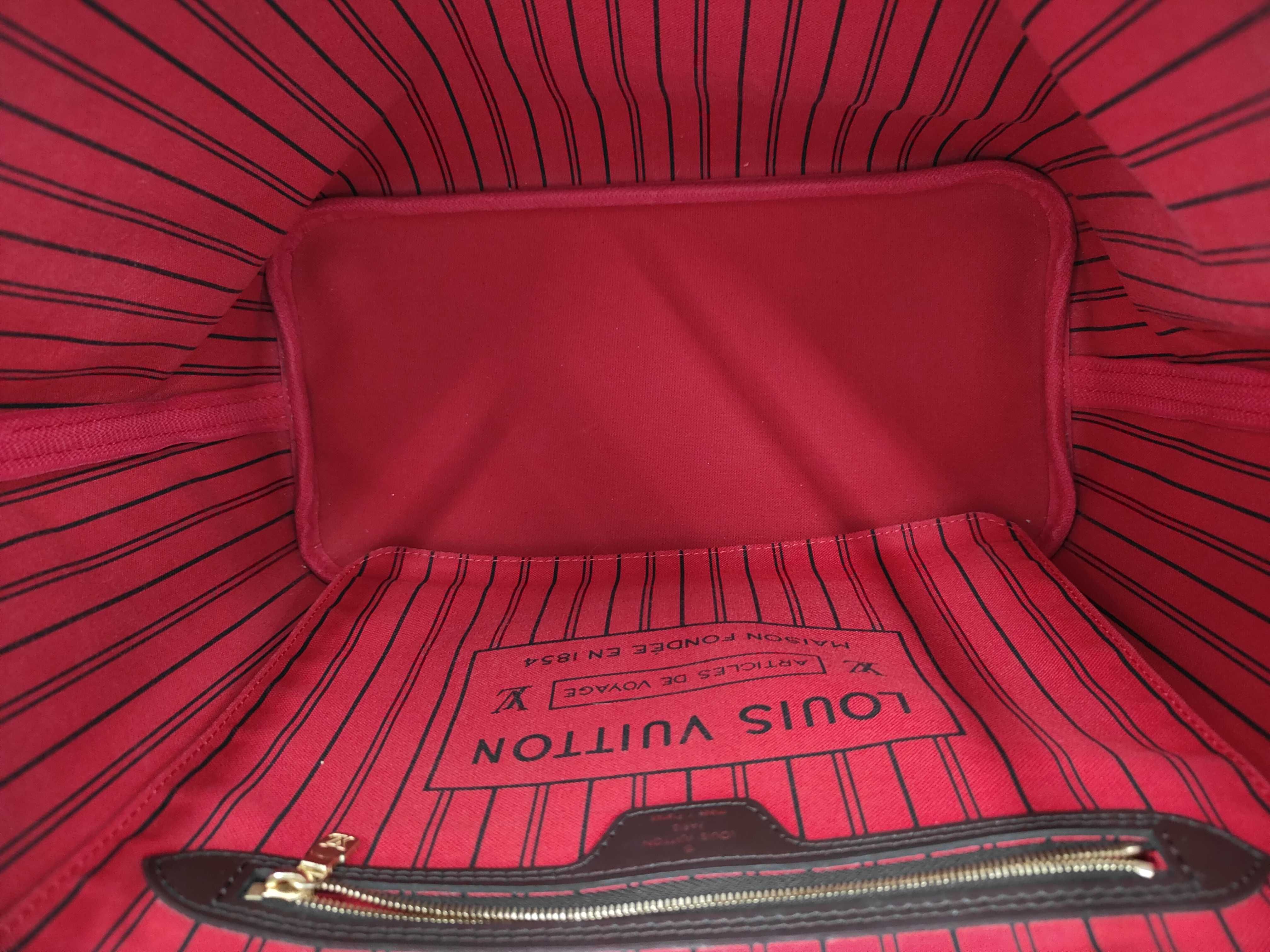 Damier LV Neverfull MM Damier N51105 Tote Bag — view 8