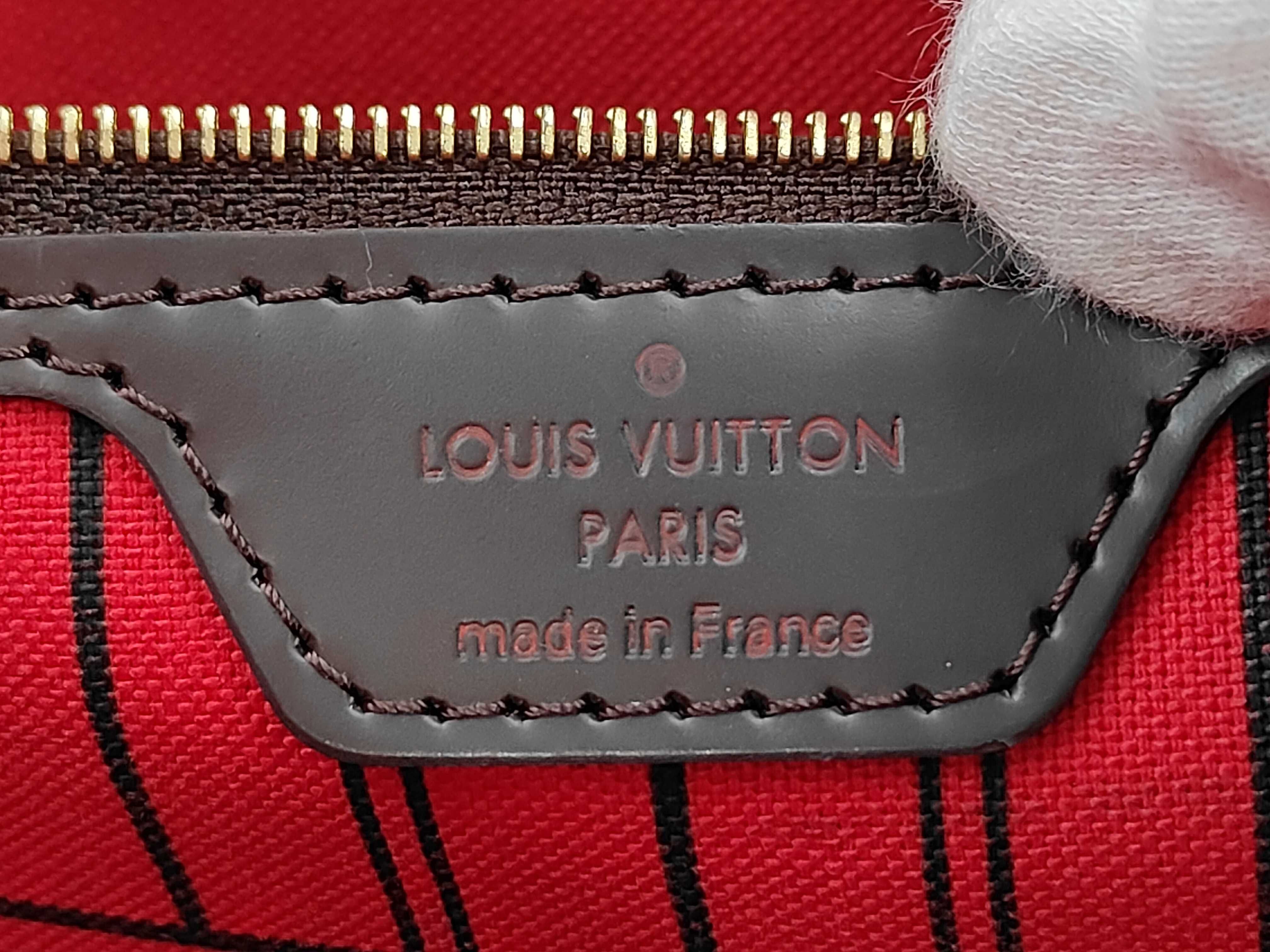 Damier LV Neverfull MM Damier N51105 Tote Bag — view 9