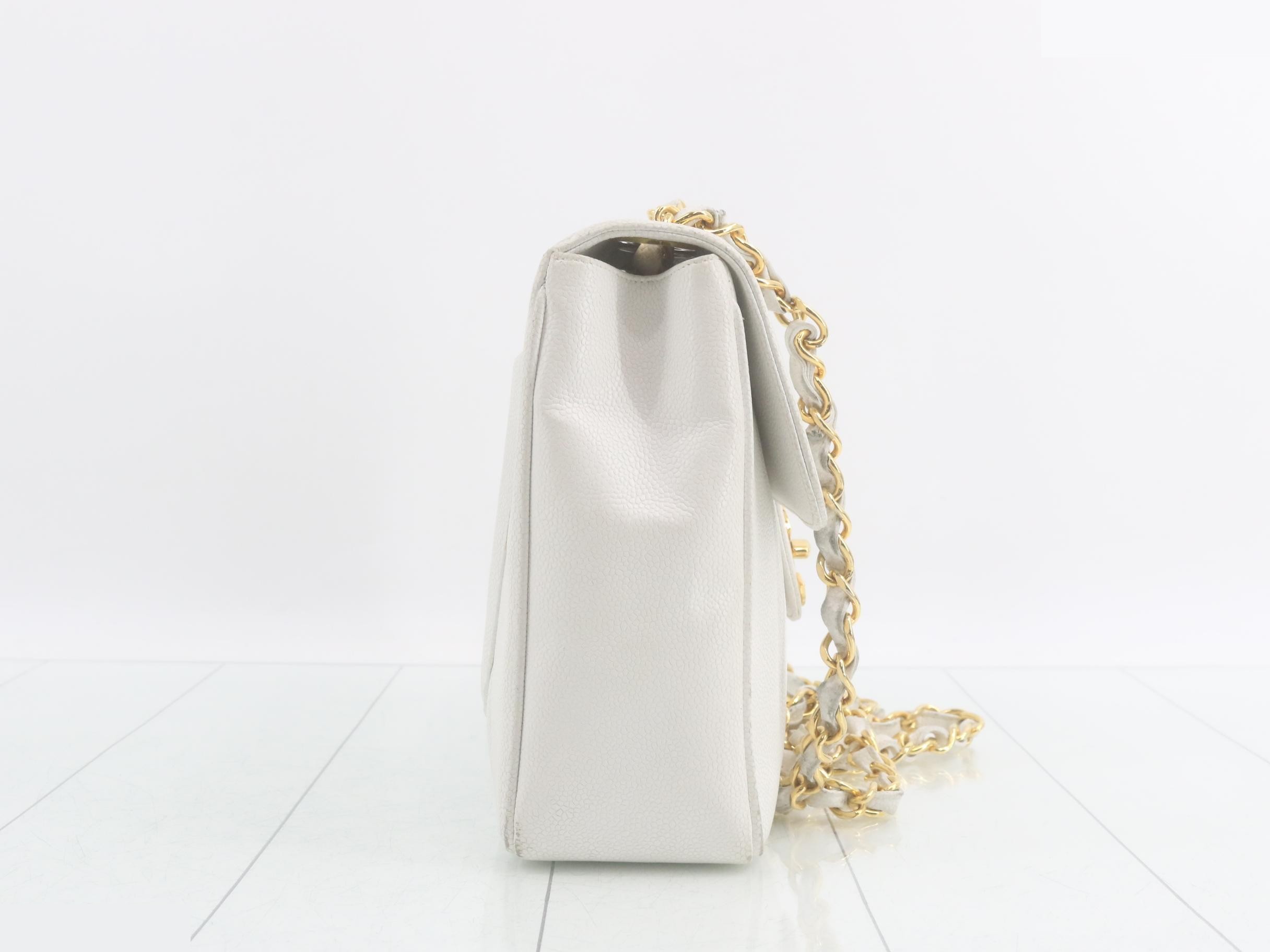 Mademoiselle Caviar Chain Shoulder Bag (with seal) — view 4