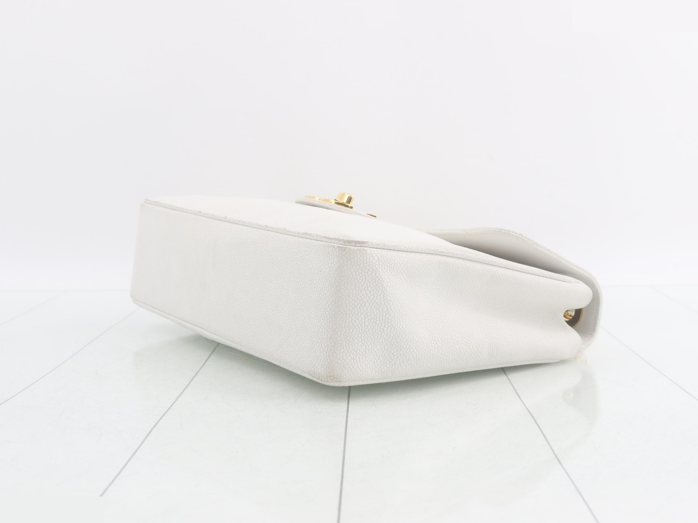 Mademoiselle Caviar Chain Shoulder Bag (with seal) — view 6
