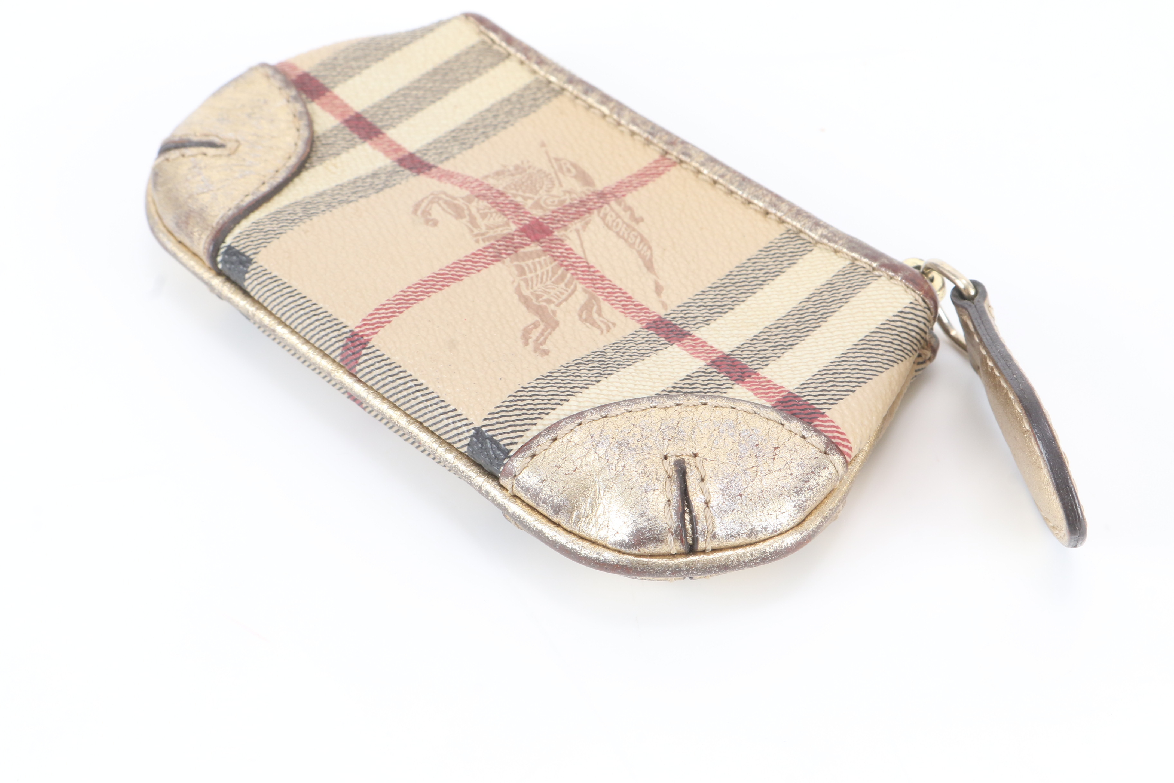 Leather Check Wallet, Small Item Case, Coin Purse — view 3