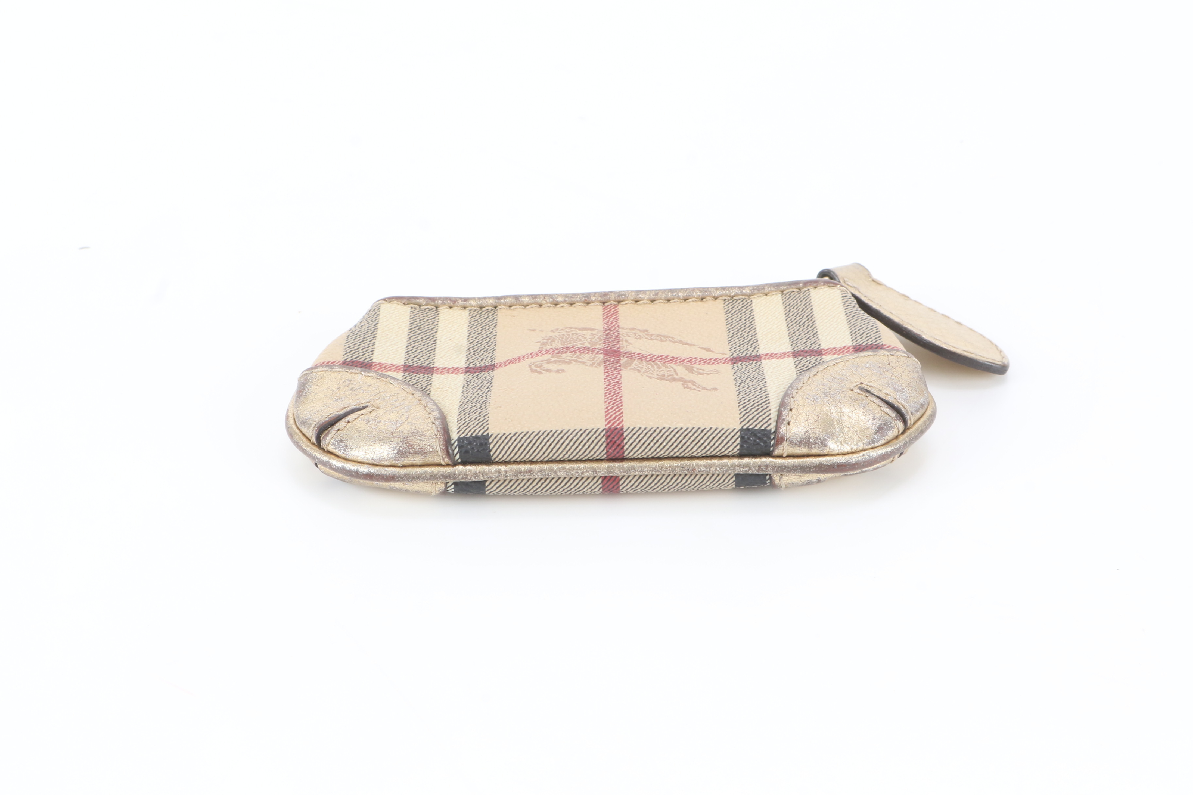 Leather Check Wallet, Small Item Case, Coin Purse — view 5