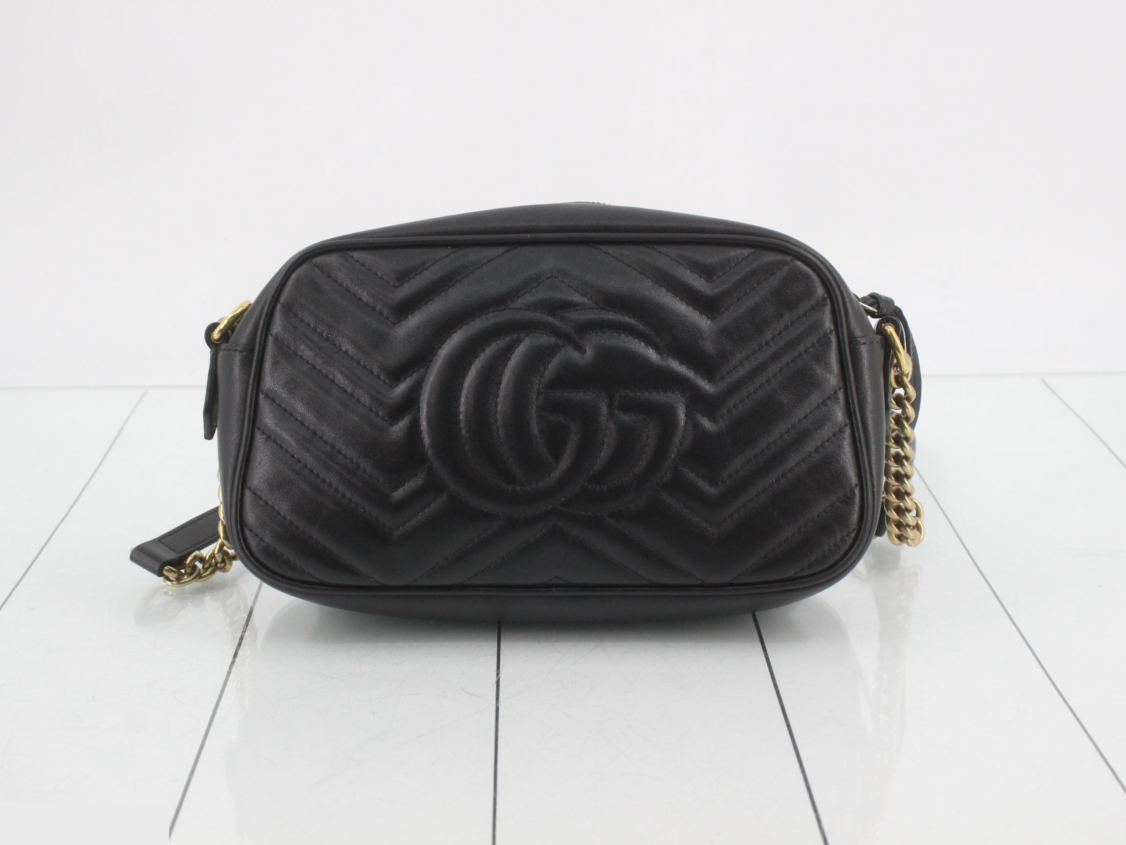 GG Marmont Quilted Chain Shoulder Bag 447632 — view 2