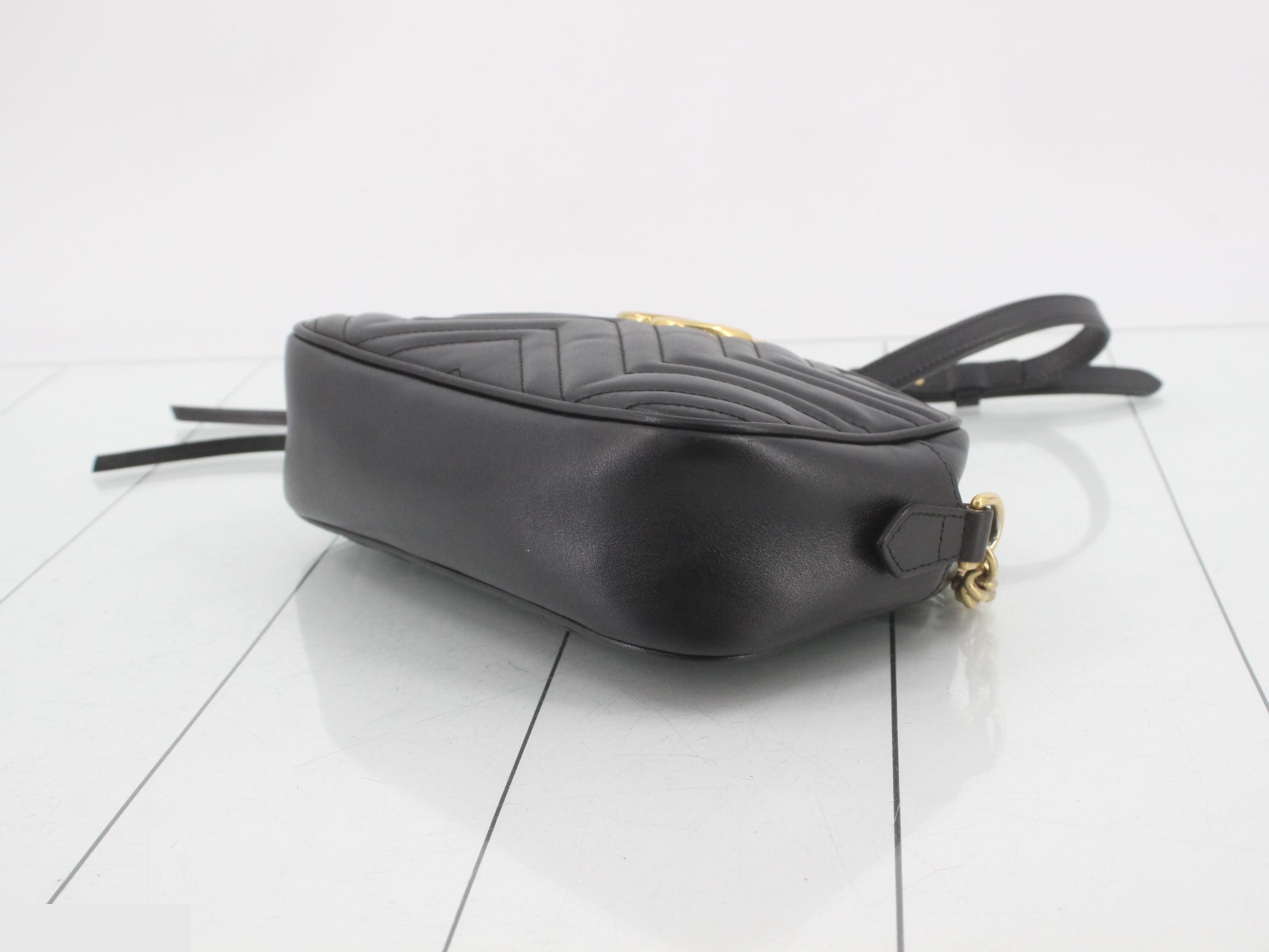 GG Marmont Quilted Chain Shoulder Bag 447632 — view 6