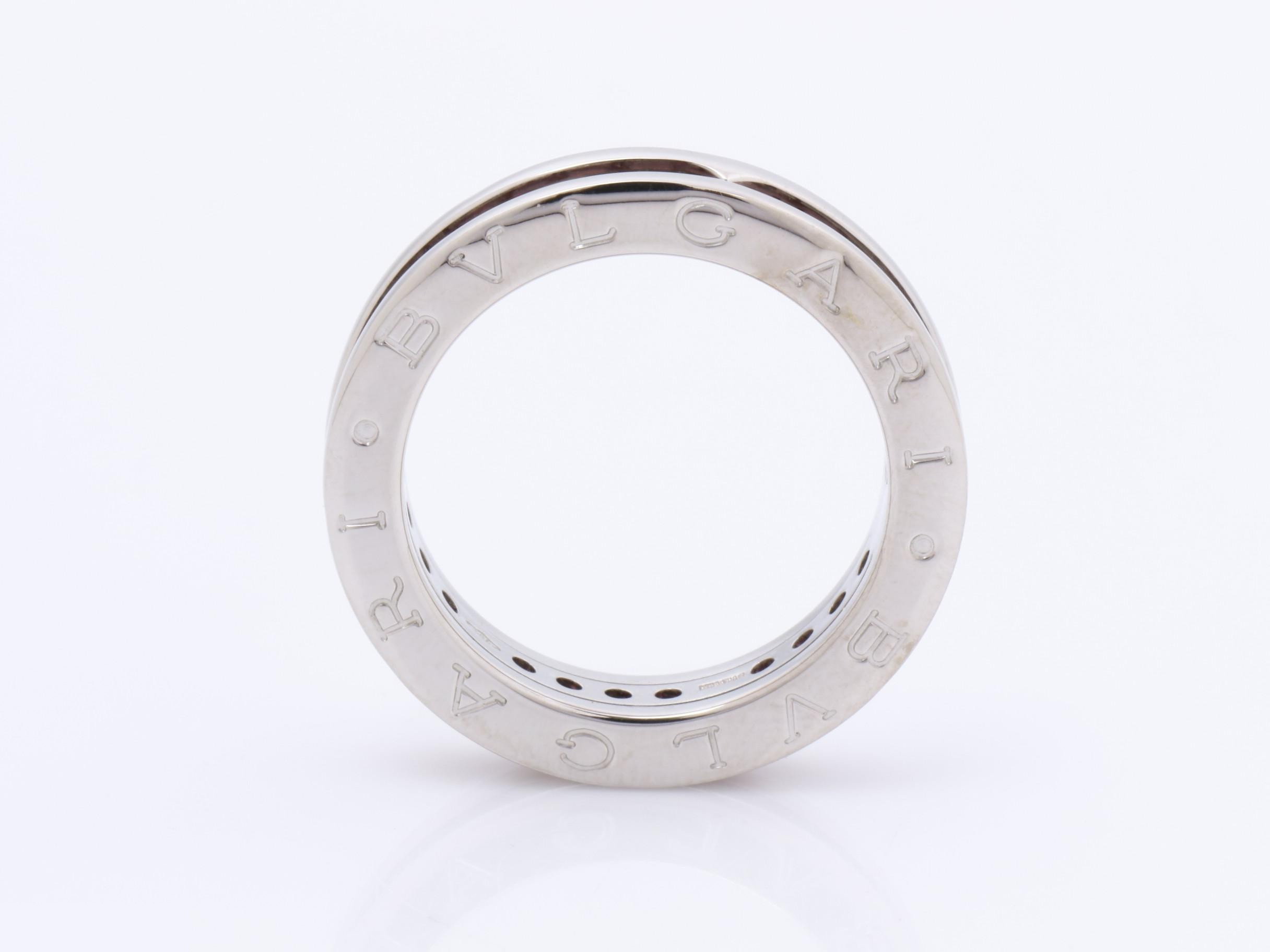 Bzero1 XS Full Garnet Ring 750WG 8g #53 — view 5