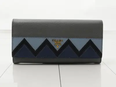 Other lines: Bags & Wallets, Saffiano Leather, Gray/Blue