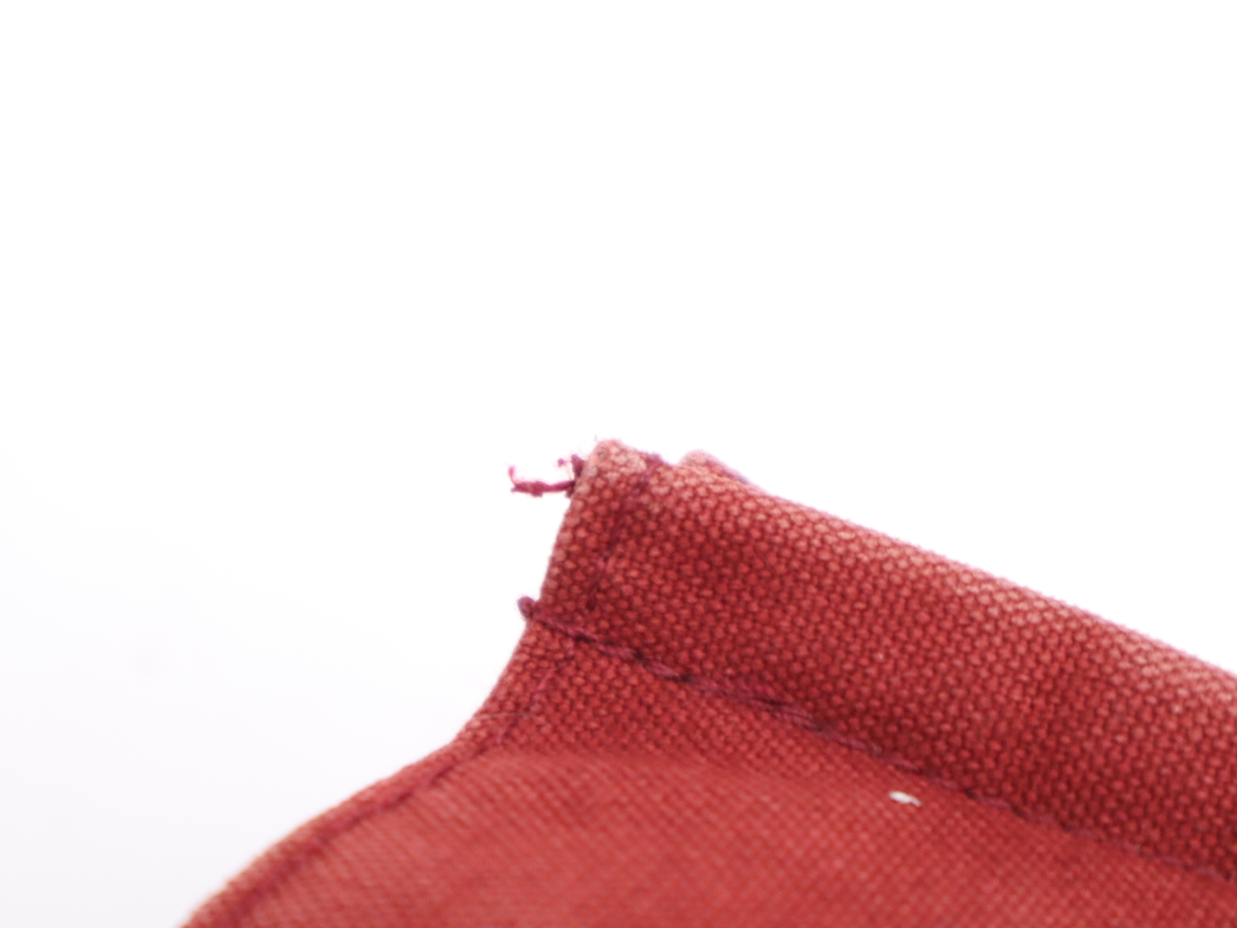 Canvas Fourre-Tout MM Tote Bag, Red, Silver Hardware, Tote Bag — view 10