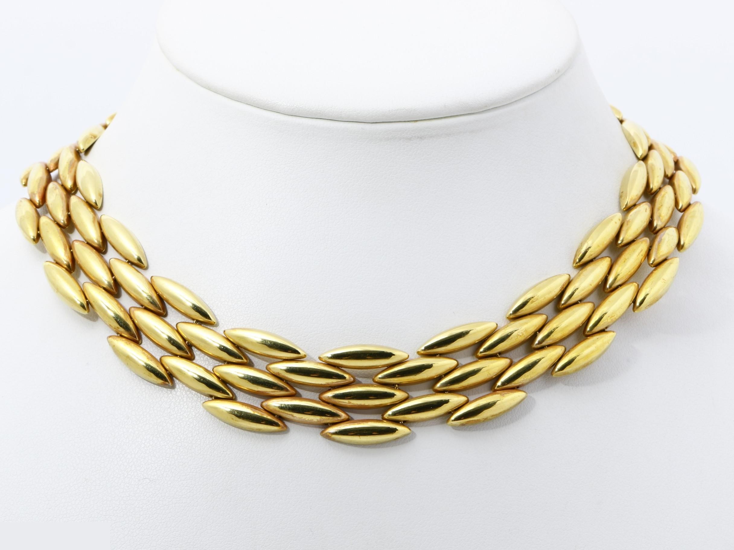 750YG Necklace, Gentiane, K18, 76g, Neck circumference approx. 39cm — view 6
