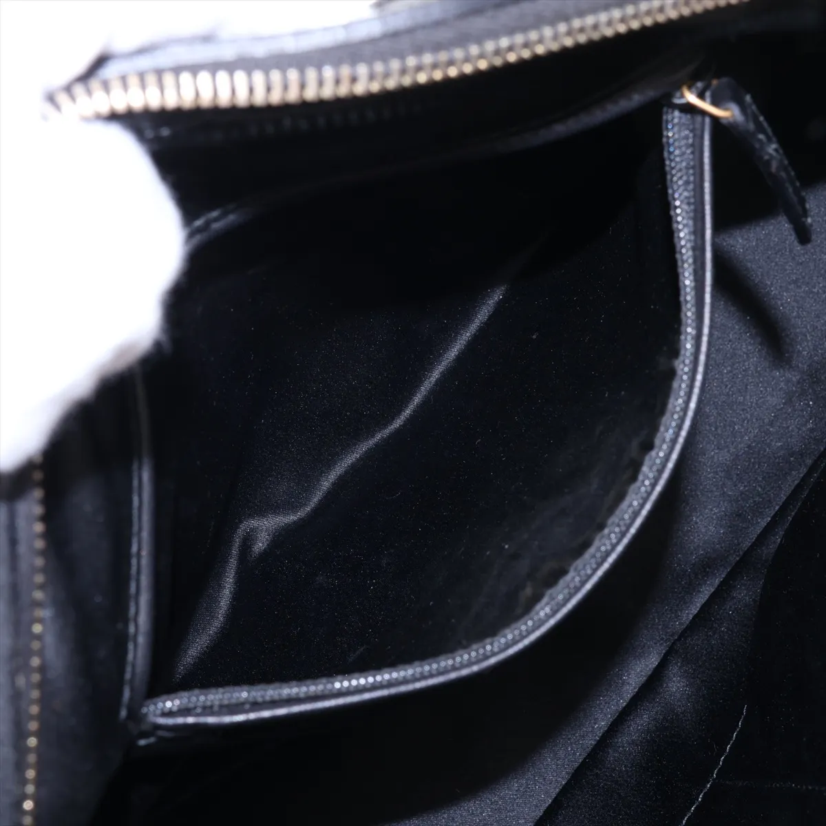 Muse Leather Handbag, Black, 156465 — view 8