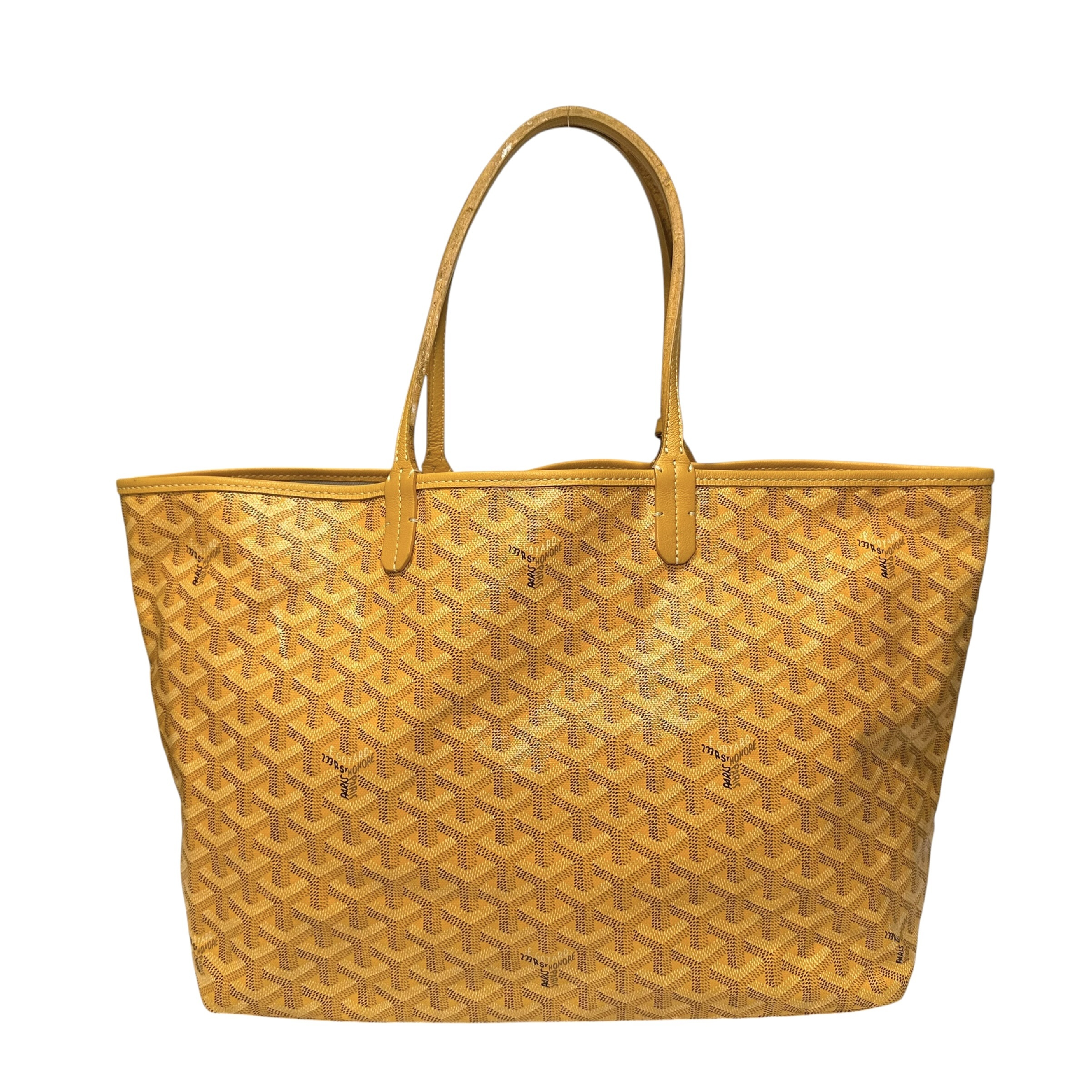 Saint Louis PM PVC x Leather Tote Bag, Yellow Tote Bag — view 2