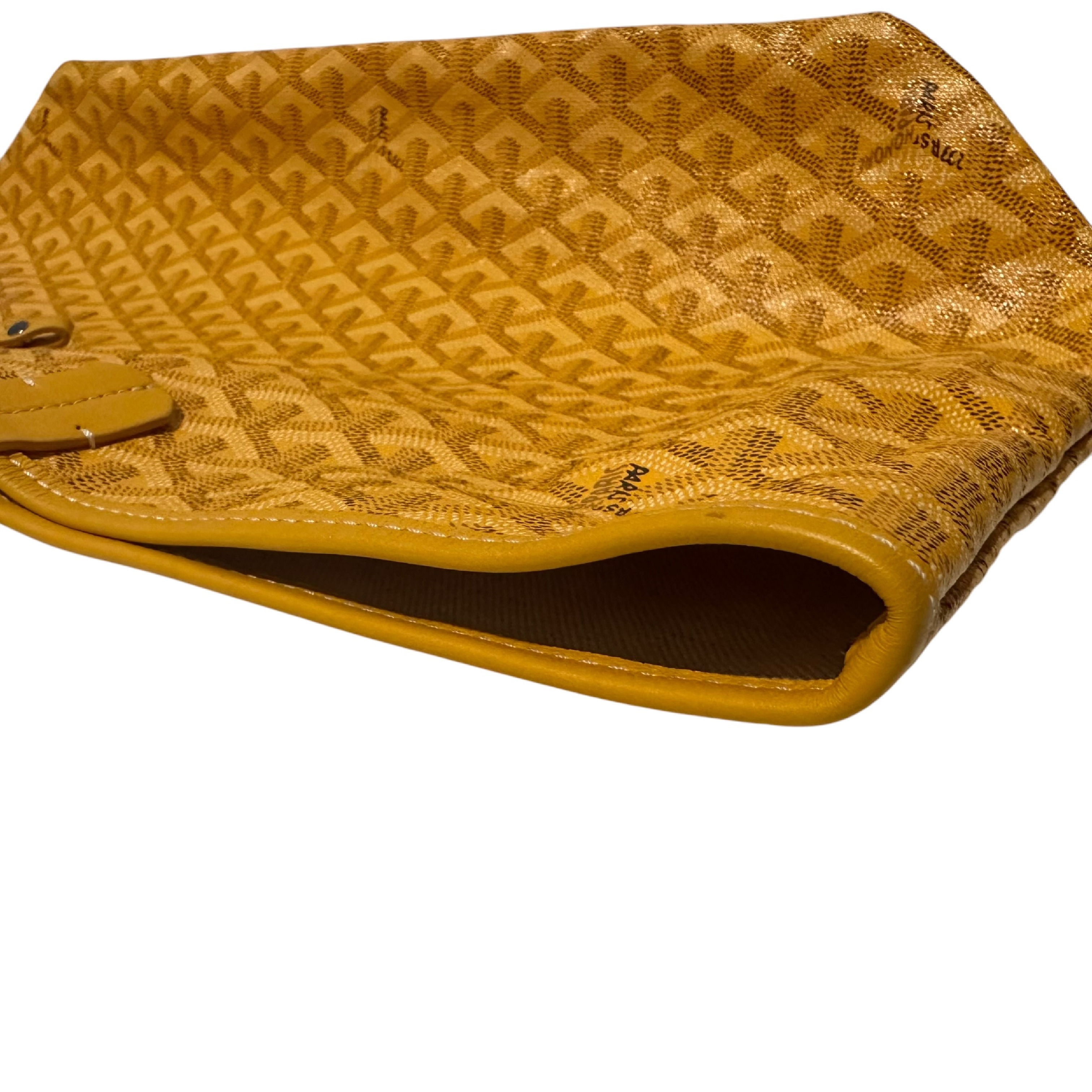 Saint Louis PM PVC x Leather Tote Bag, Yellow Tote Bag — view 8