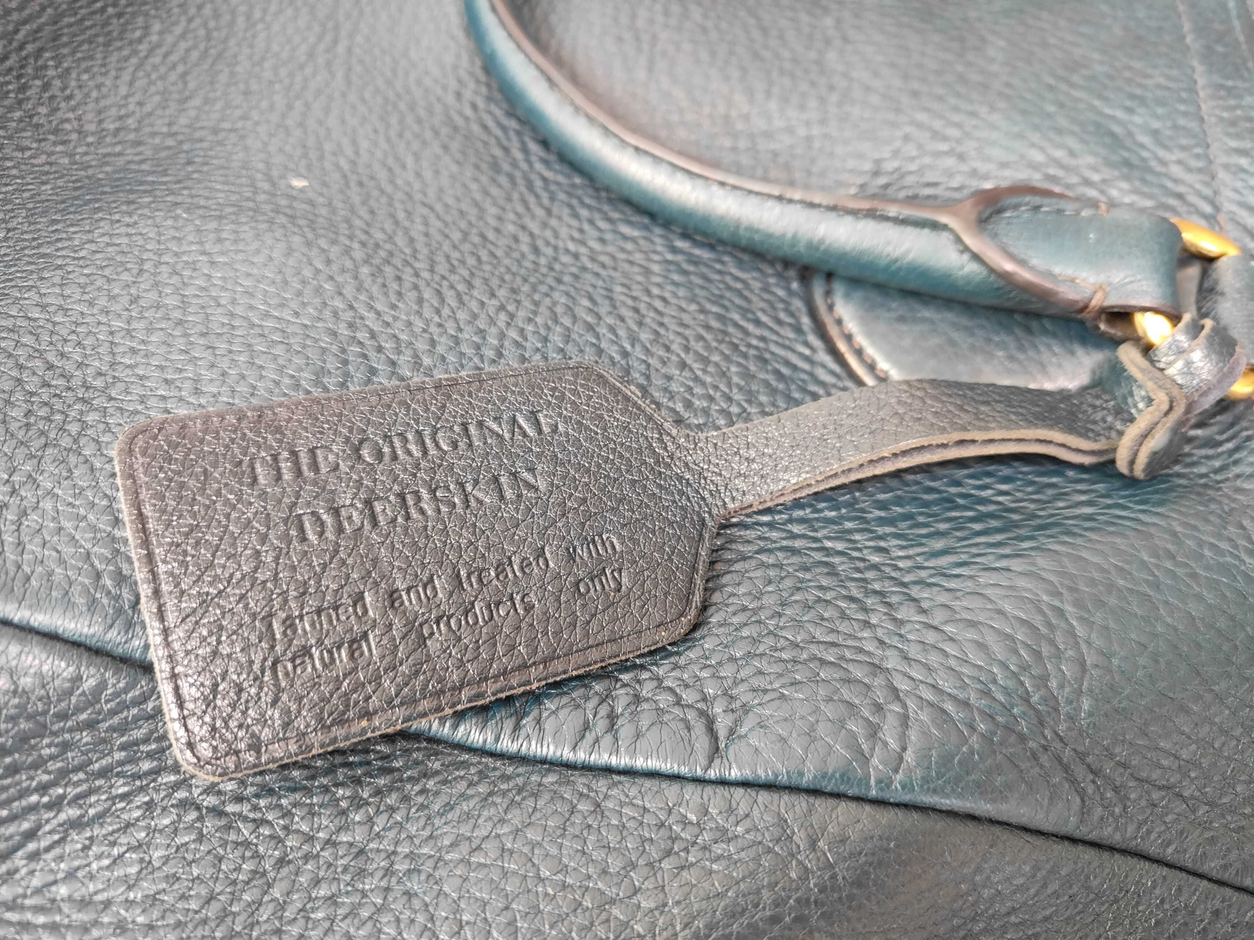 Vitello Daino Leather Tote Bag — view 13