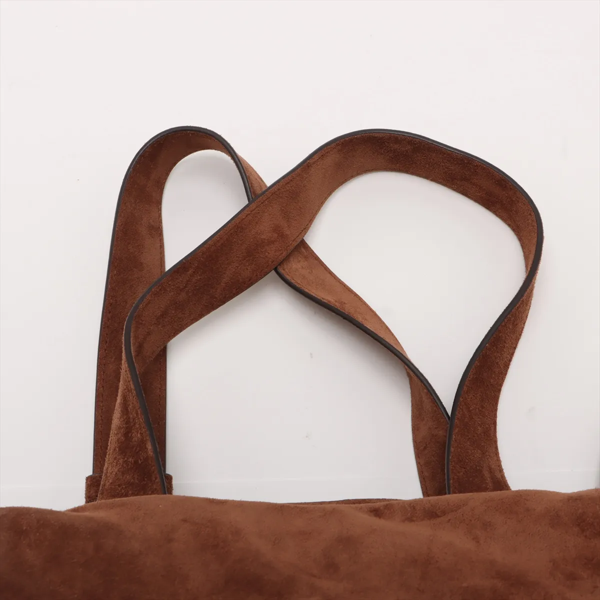 Utility Suede 2-Way Handbag, Brown, 5BG335 — view 6