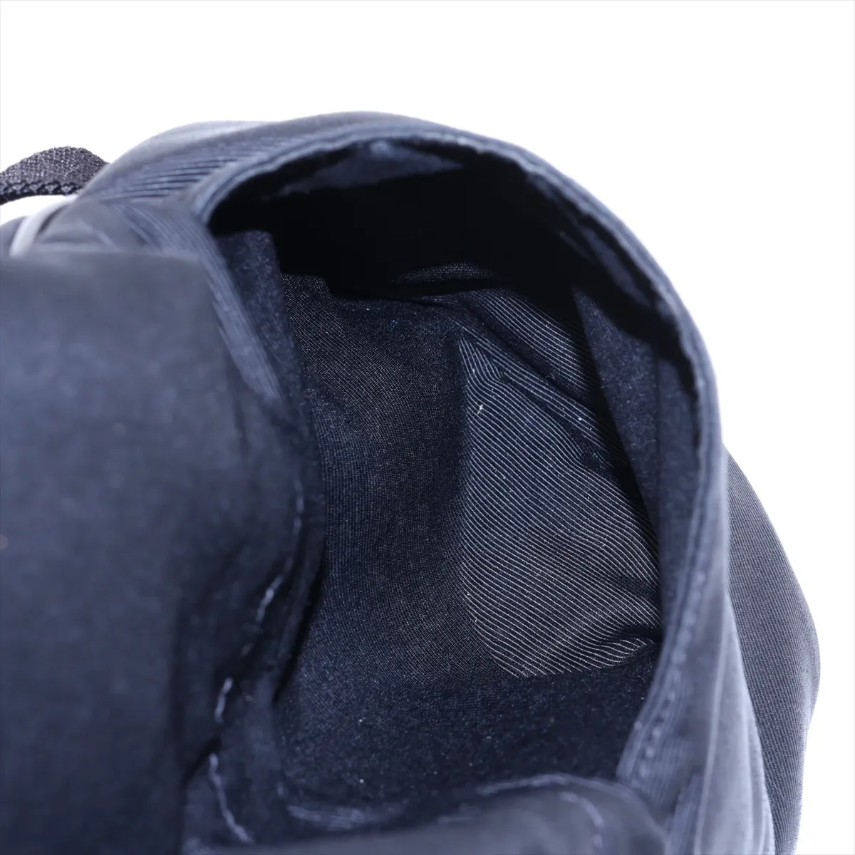 608296 Canvas x Leather Backpack/Rucksack Black — view 11
