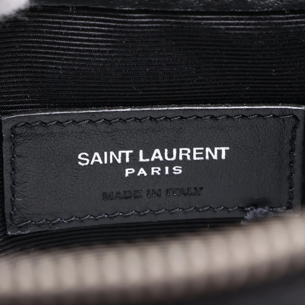 608296 Canvas x Leather Backpack/Rucksack Black — view 14
