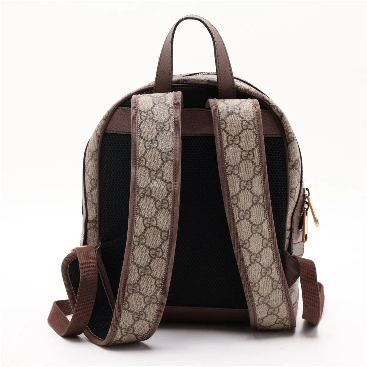 x Disney GG Supreme 552884 PVC x Leather Backpack/Rucksack Brown — view 2