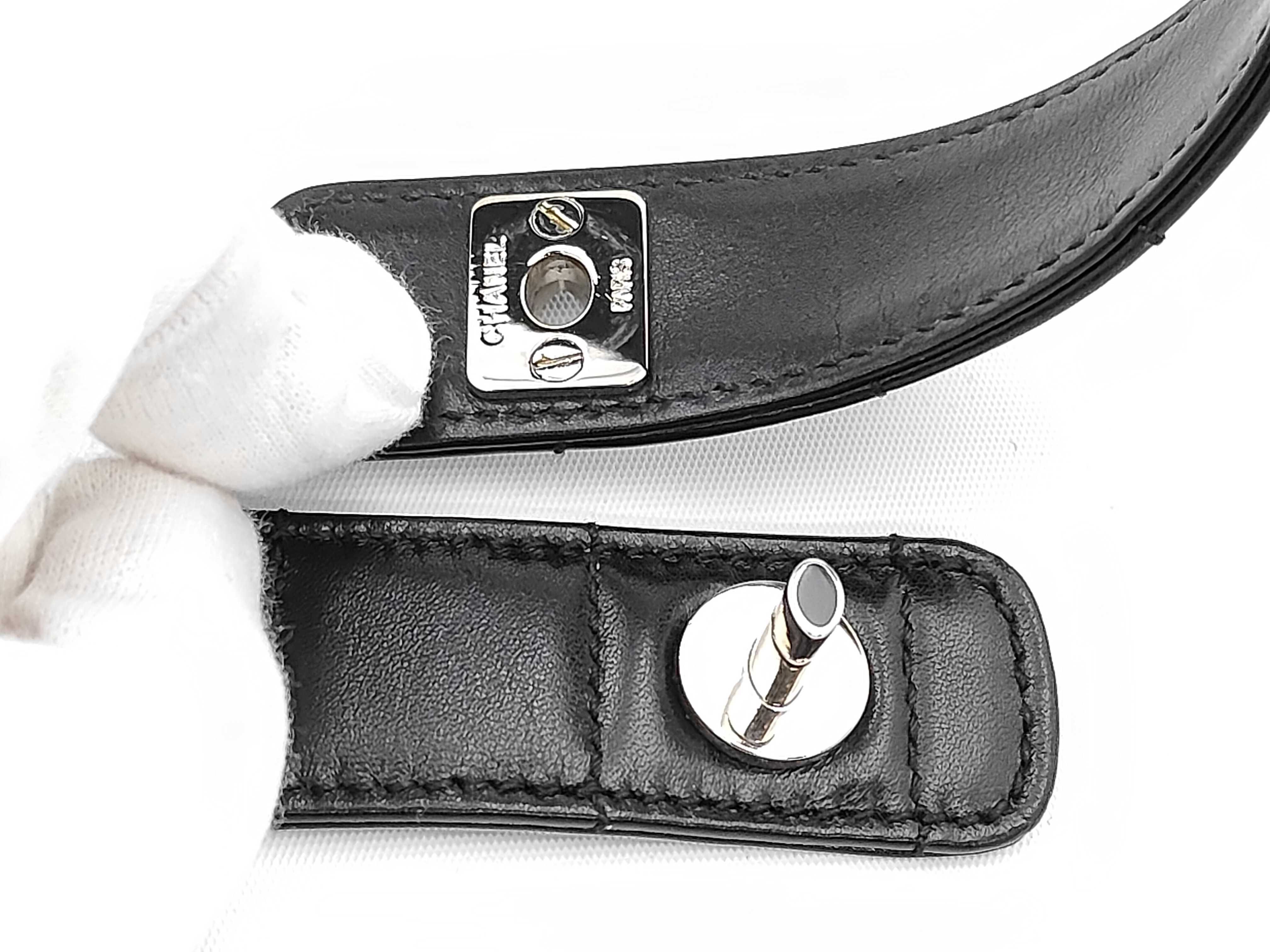 C Coco Mark / Leather Belt — view 4