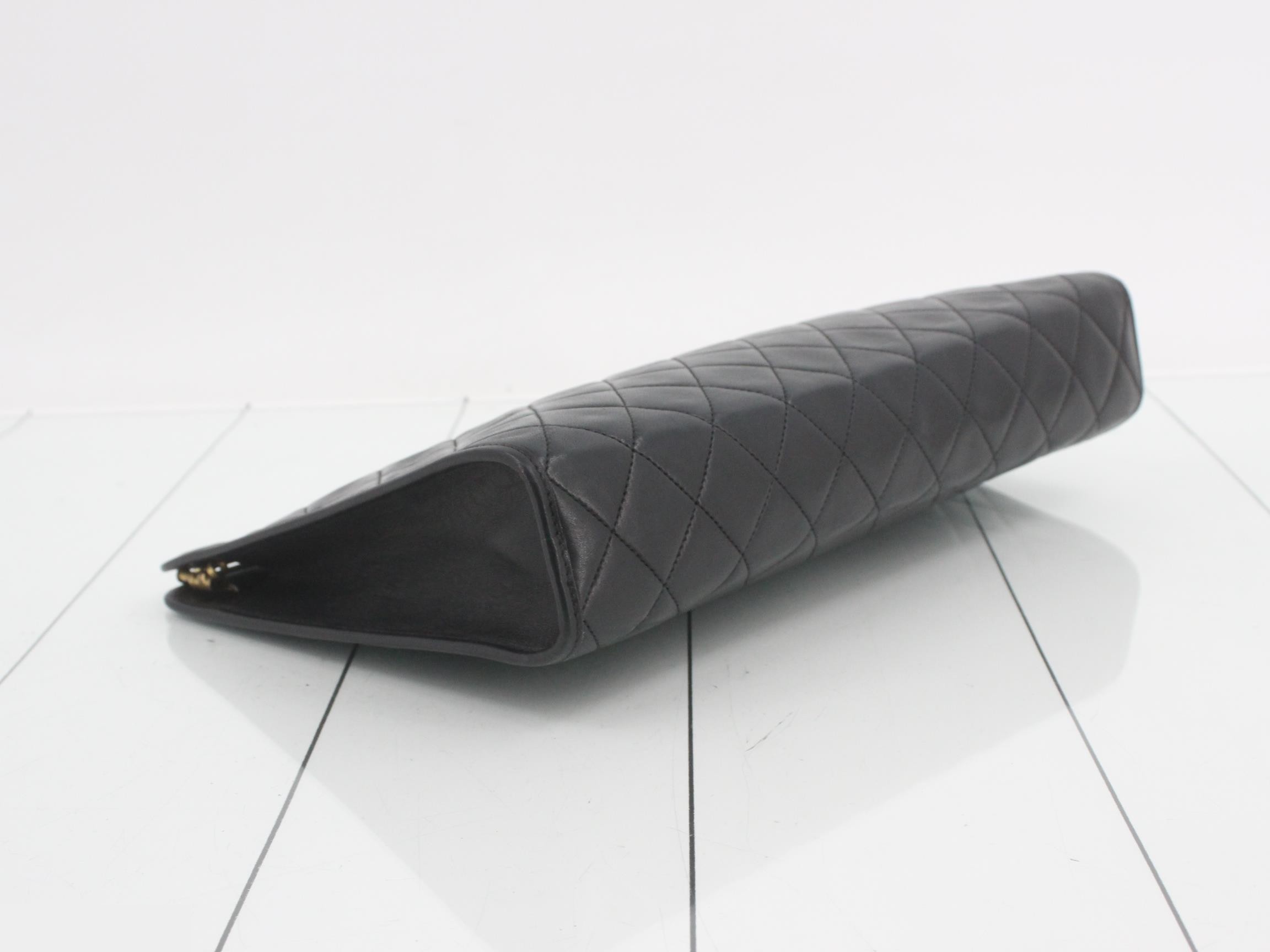 Matelassé Coco Mark Clutch Bag — view 5