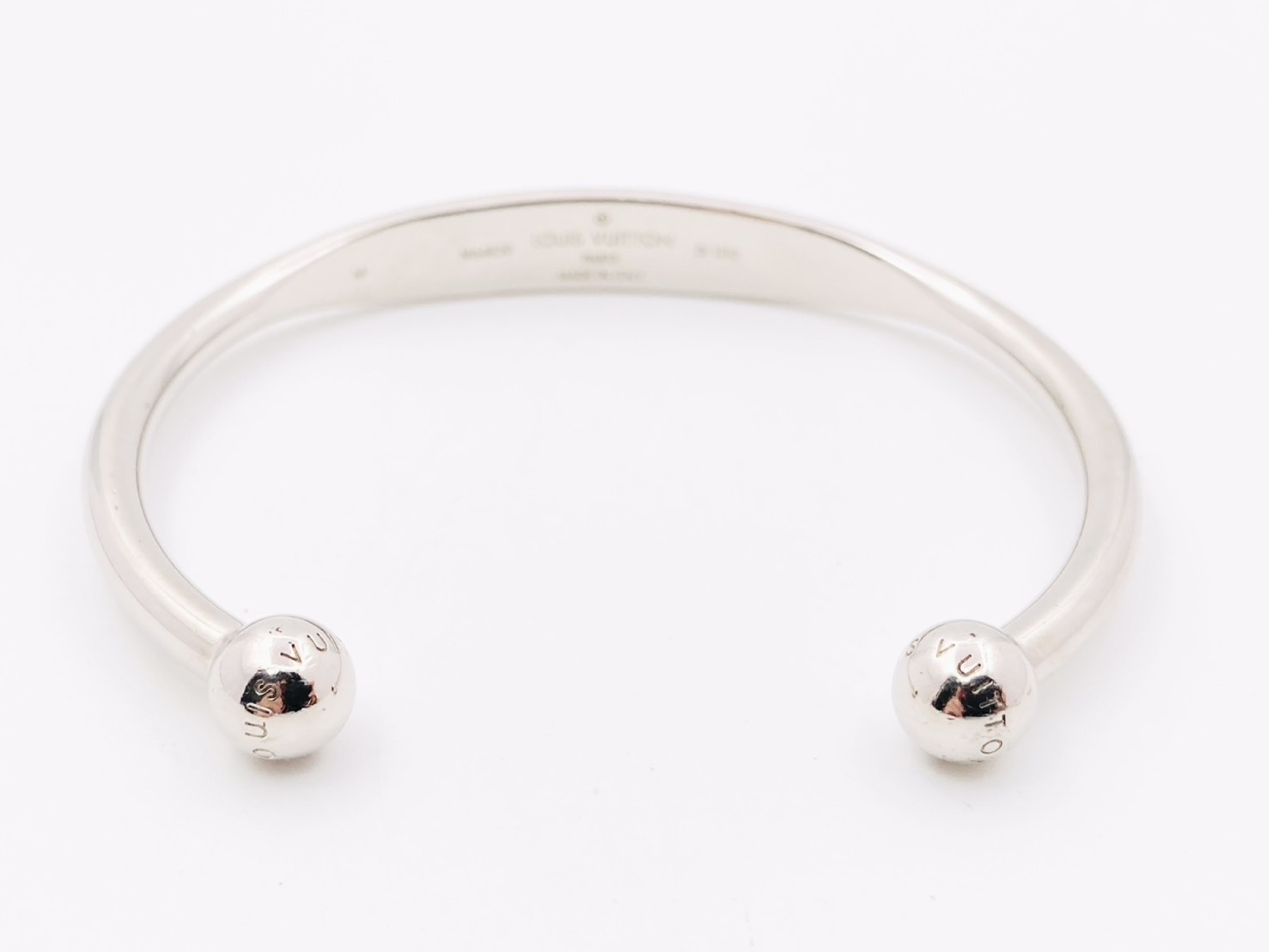 M64839 Jonc Monogram Bangle #M Silver DI1210 Bracelet/Bangle — view 2