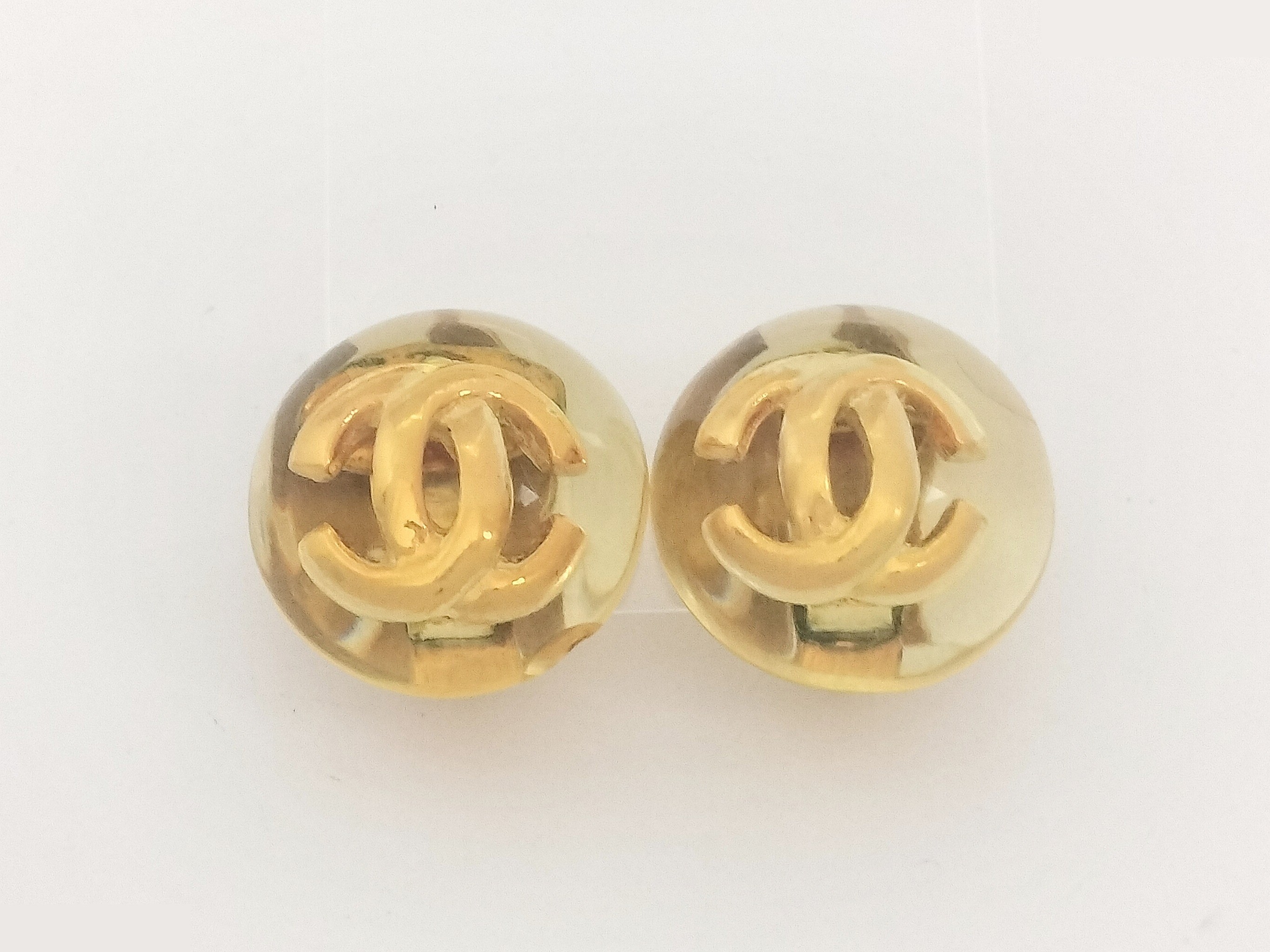 Coco Clear Gold Earrings 25