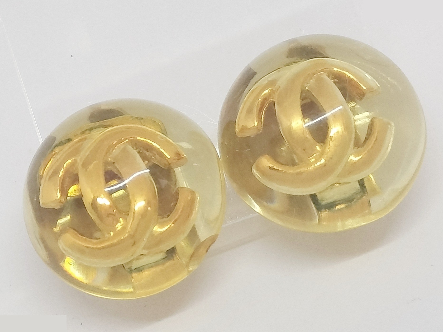 Coco Clear Gold Earrings 25 — view 5