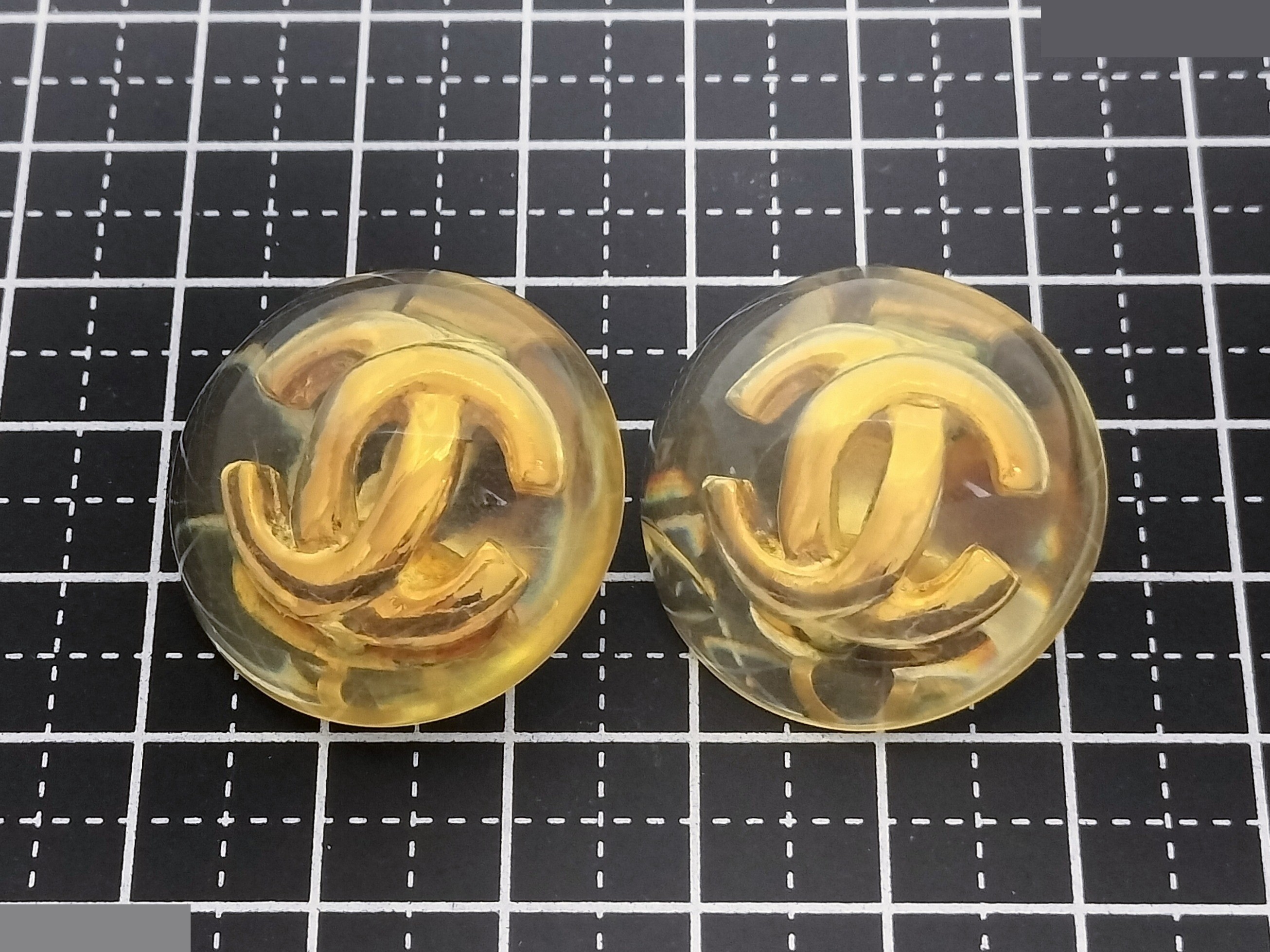 Coco Clear Gold Earrings 25 — view 6