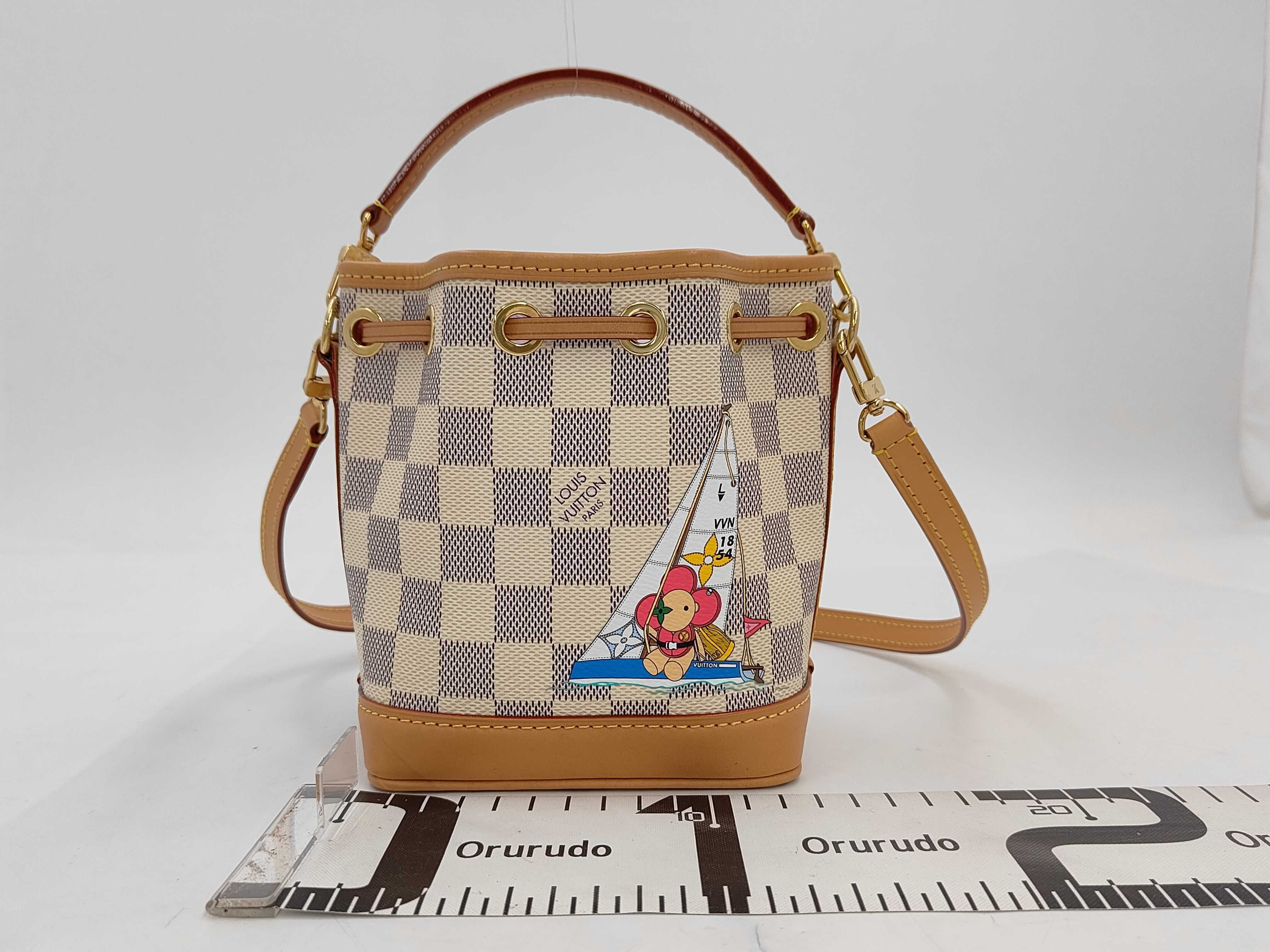 Damier Azur Nano Noe Vivienne N40511 Handbag — view 2