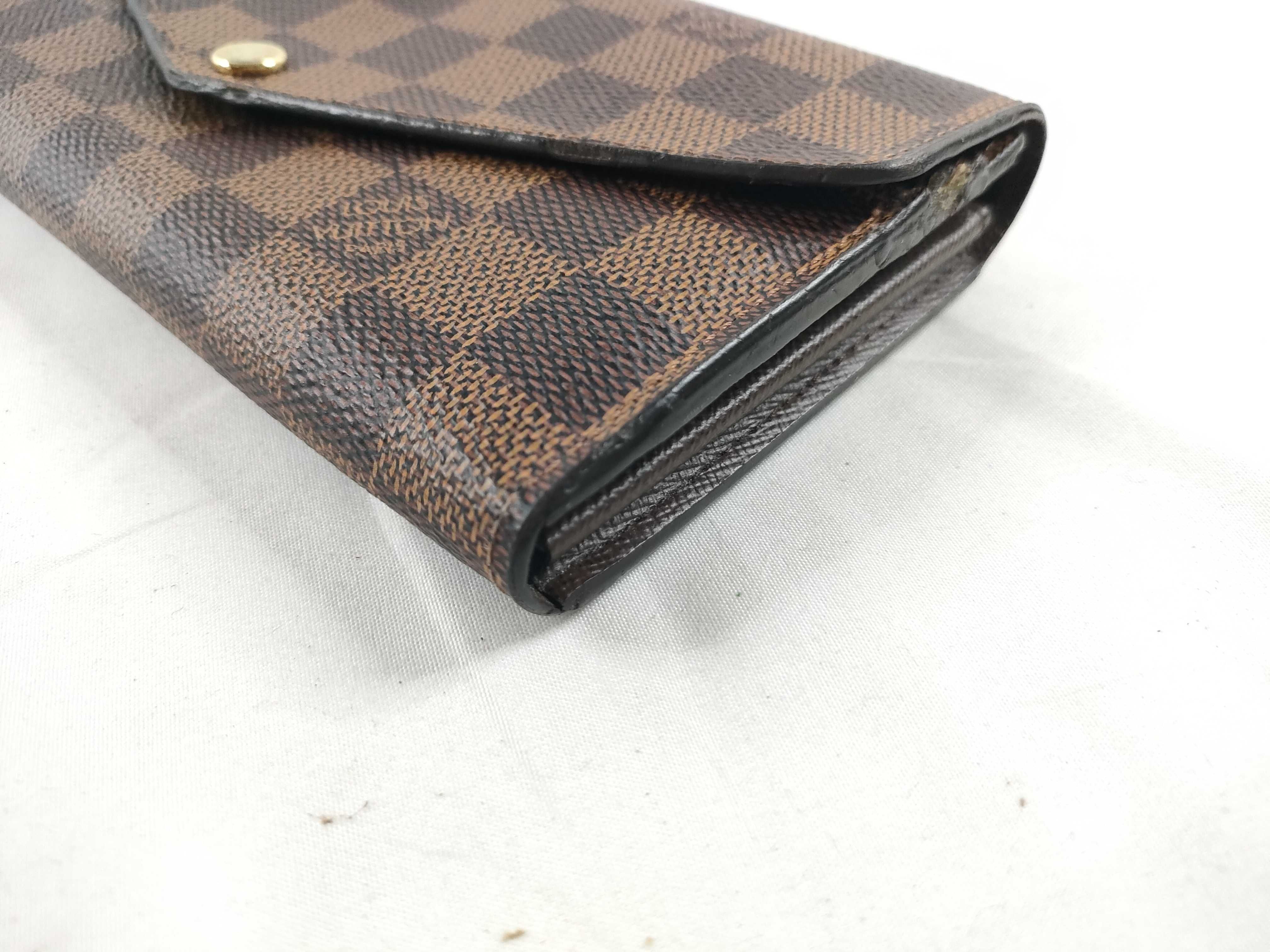 Damier Louis Vuitton Portefeuille Sarah Wallet — view 3