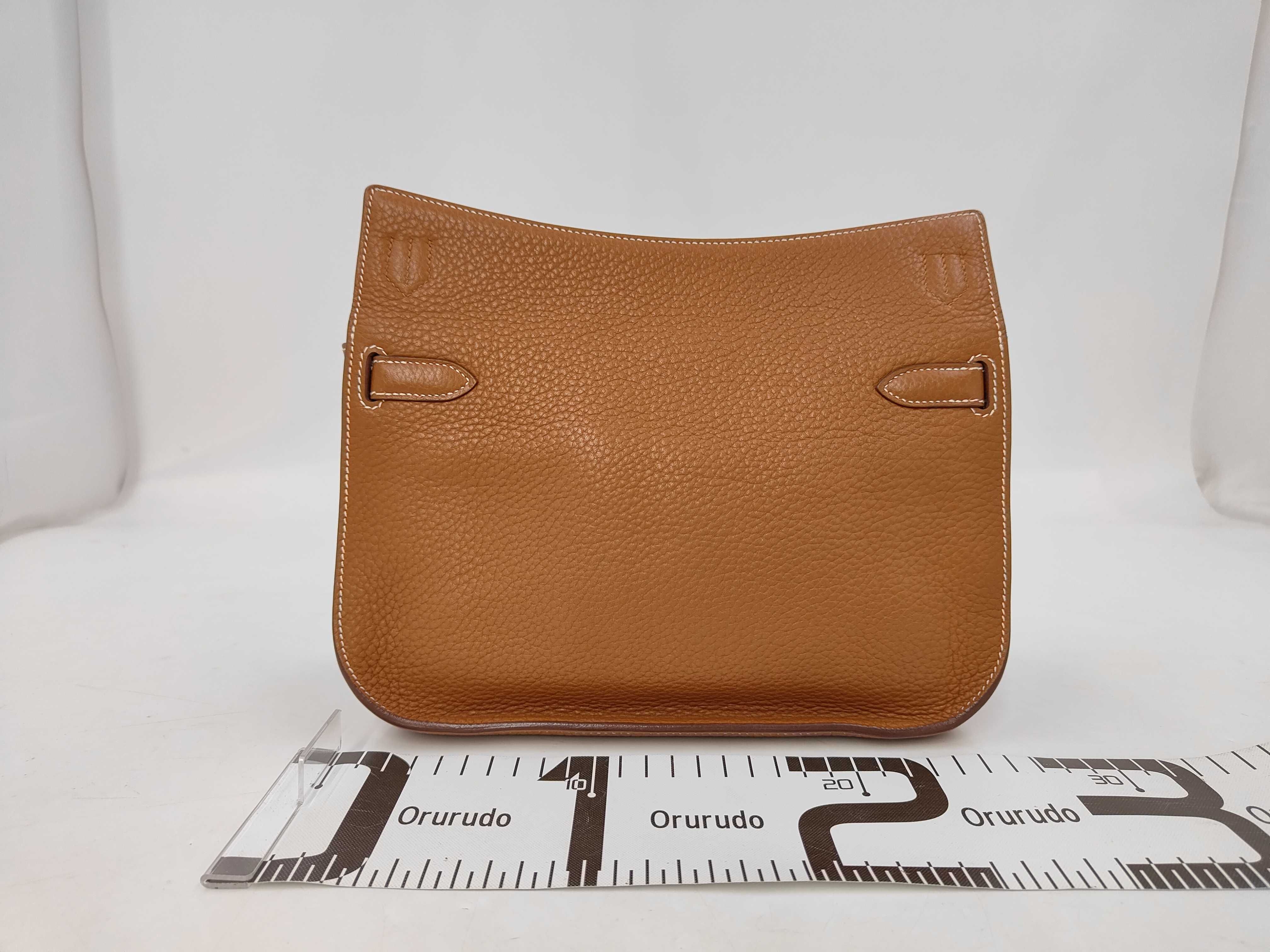 Jypsiere 28 Taurillon Clemence Brown Shoulder Bag SS T Stamp — view 2