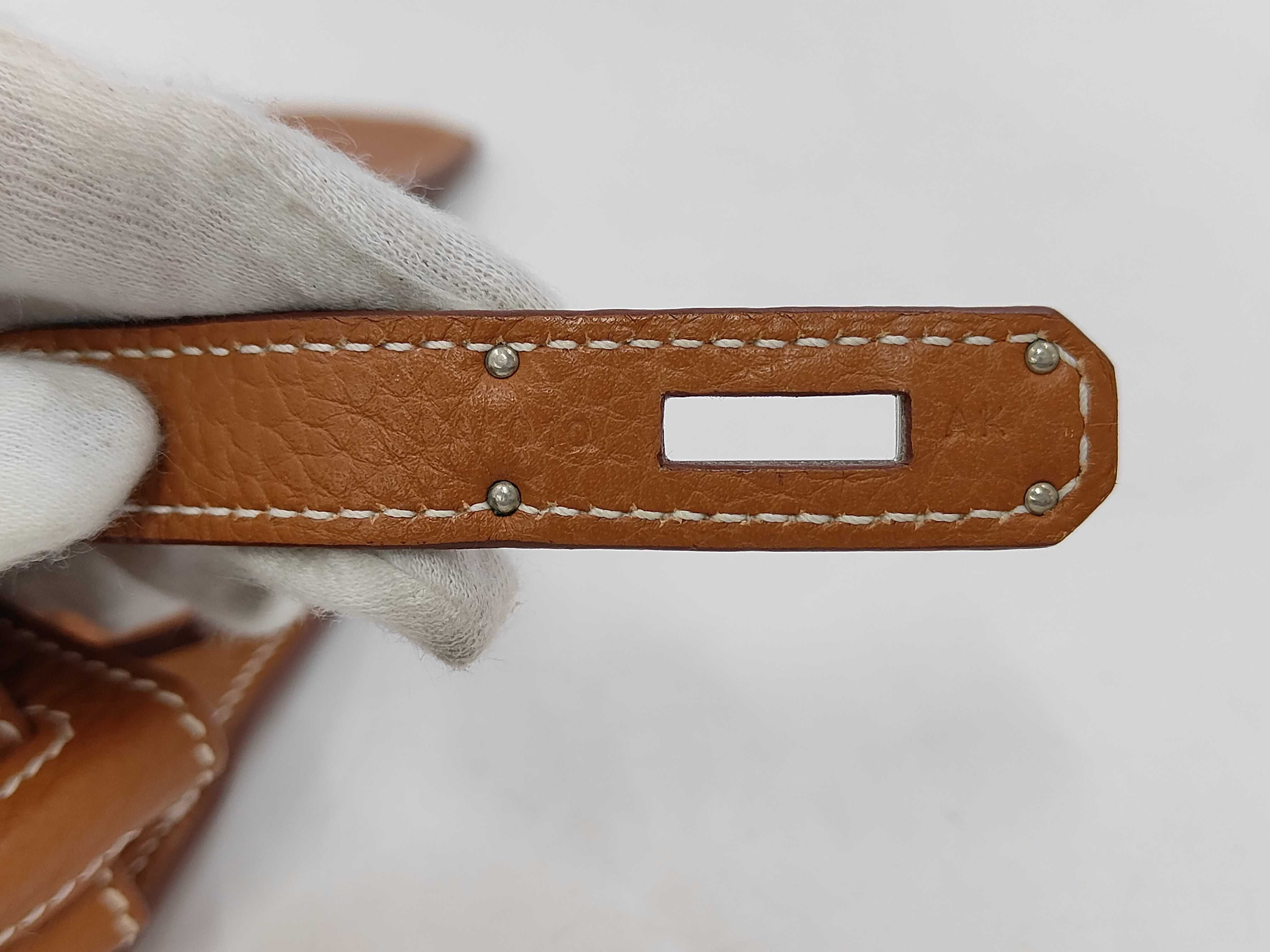 Jypsiere 28 Taurillon Clemence Brown Shoulder Bag SS T Stamp — view 11