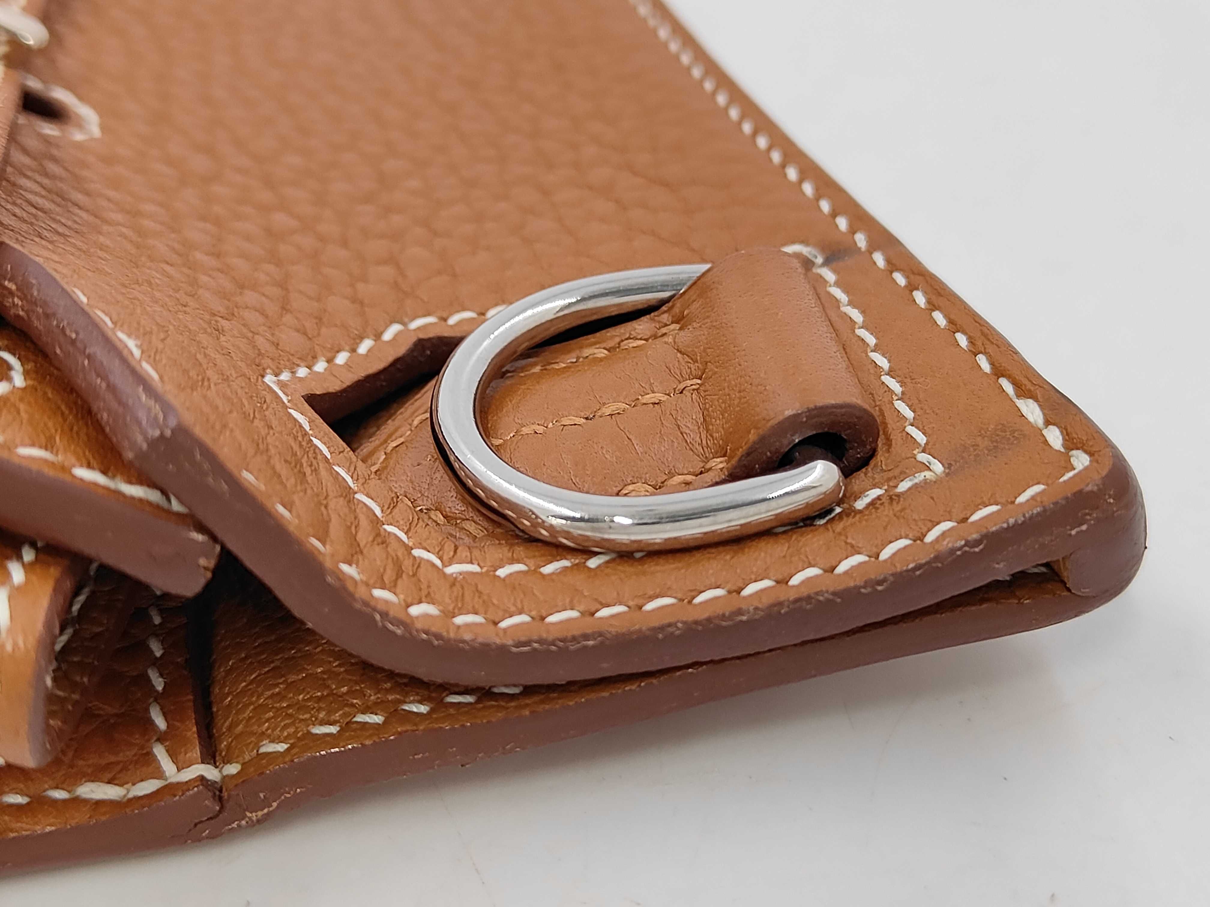 Jypsiere 28 Taurillon Clemence Brown Shoulder Bag SS T Stamp — view 5