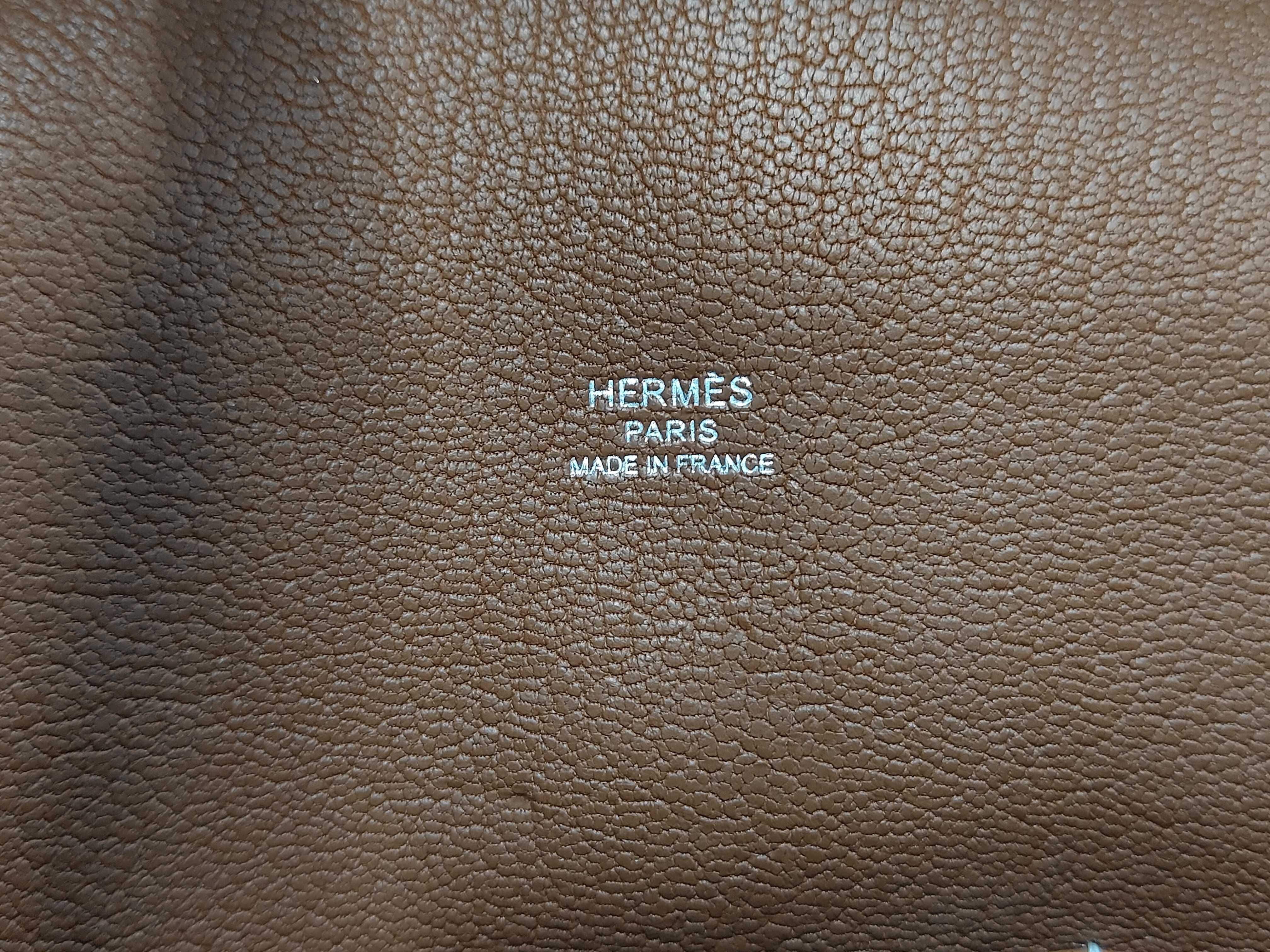 Jypsiere 28 Taurillon Clemence Brown Shoulder Bag SS T Stamp — view 10