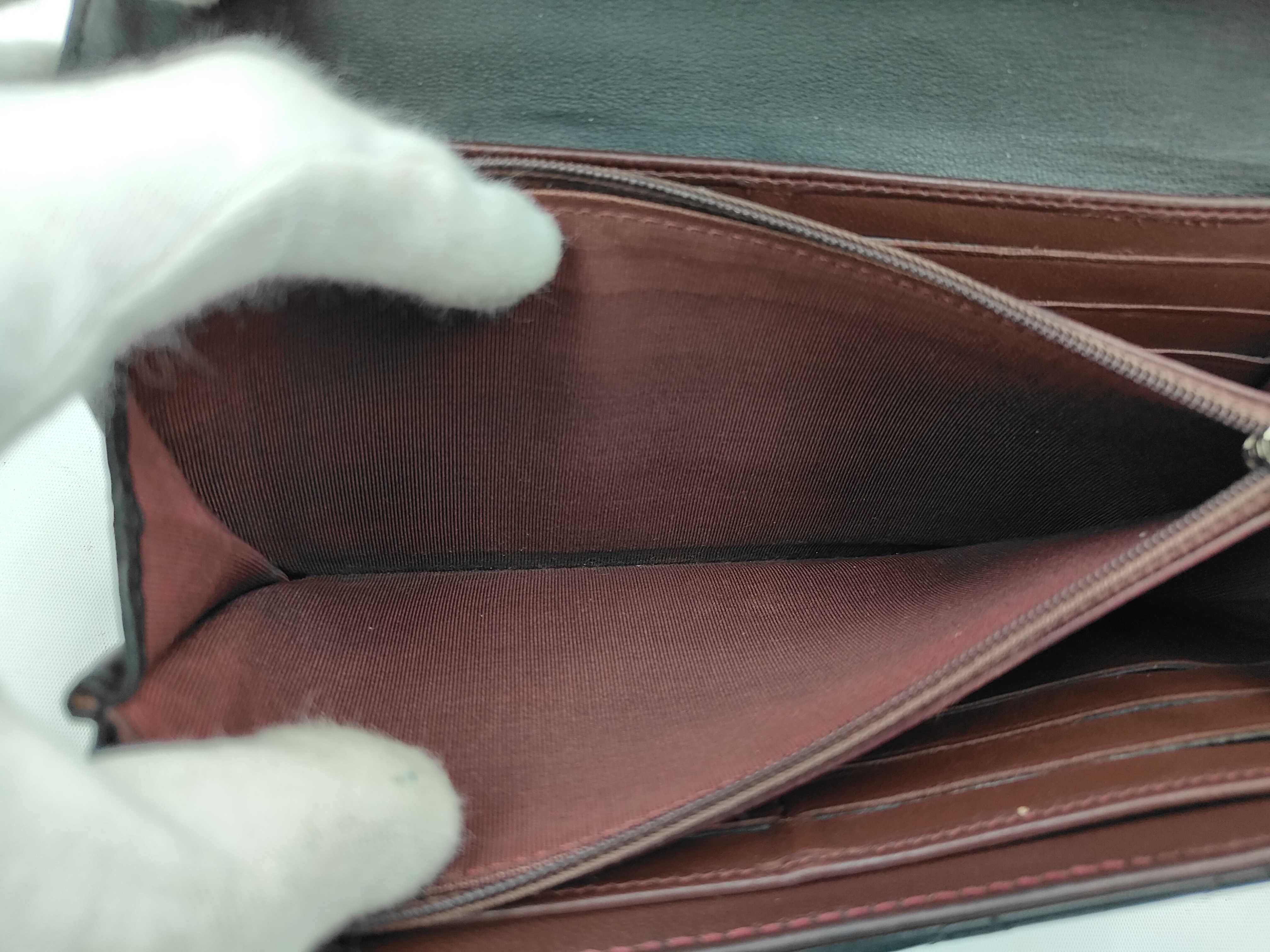Matelassé Long Wallet (Black) — view 5