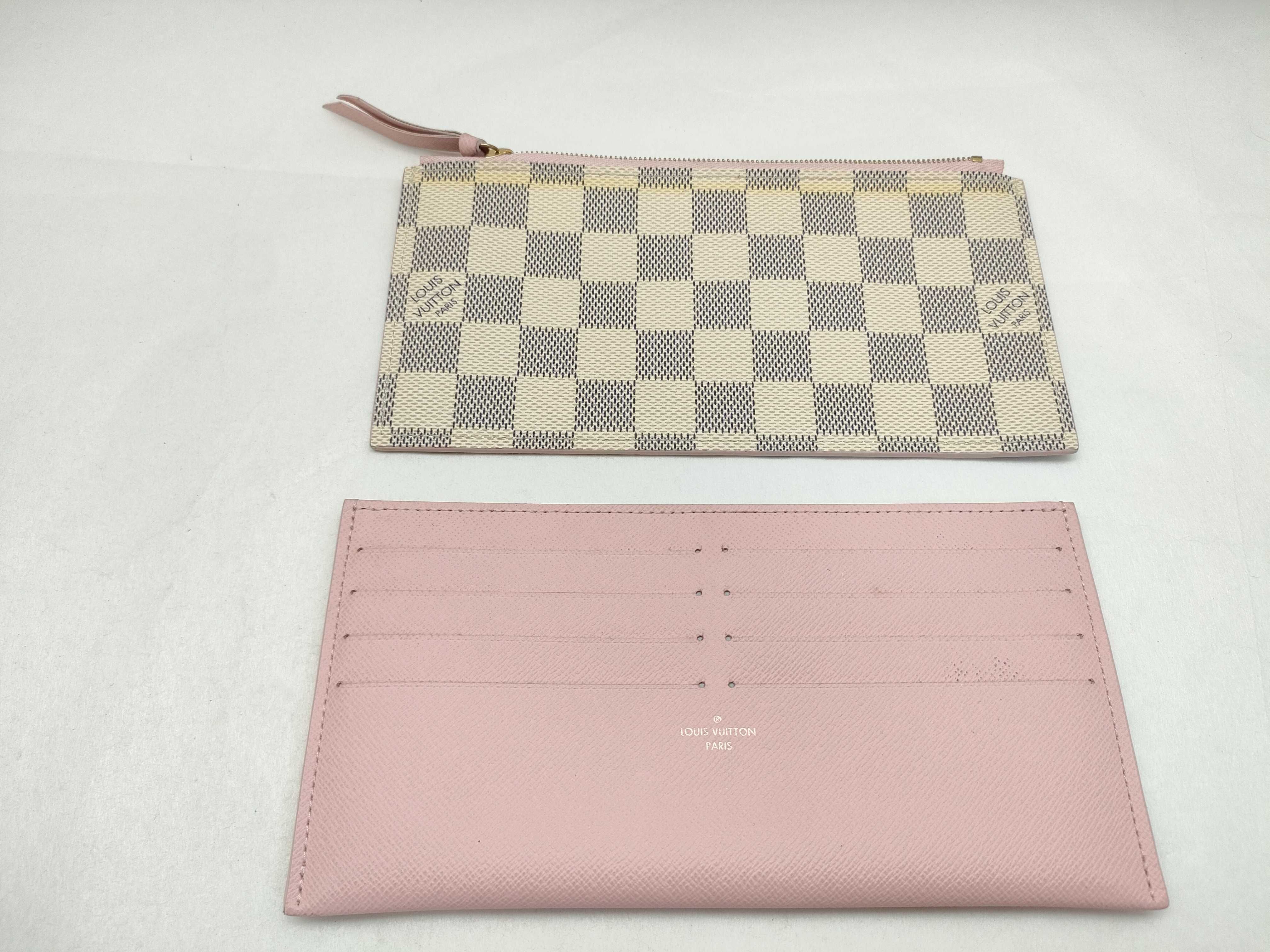 PH- Pochette Felicie Damier Azur Hand Bag Beige Canvas Shoulder Bag — view 13
