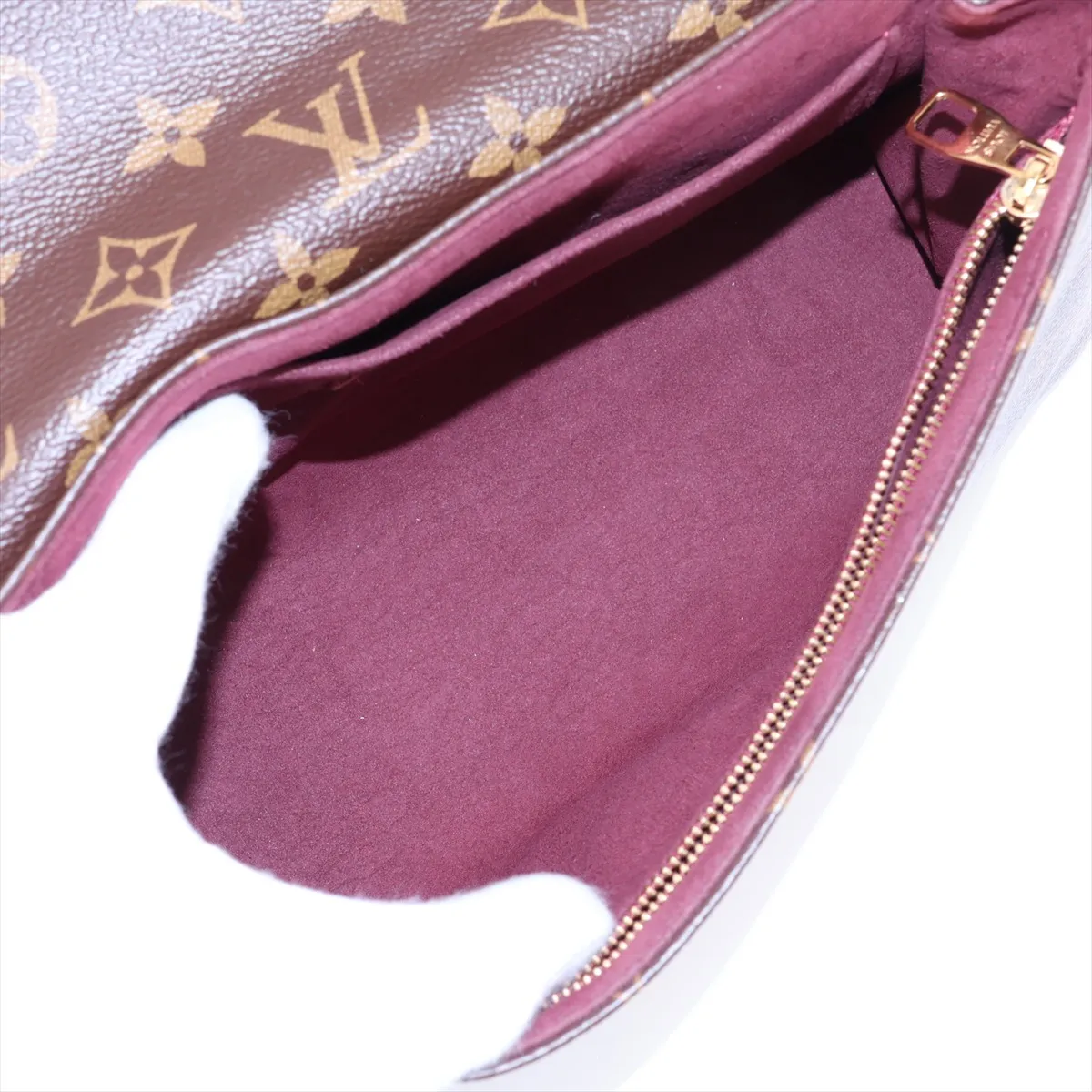 Monogram x Leather Pallas Chain M41200 Brown x Purple — view 7