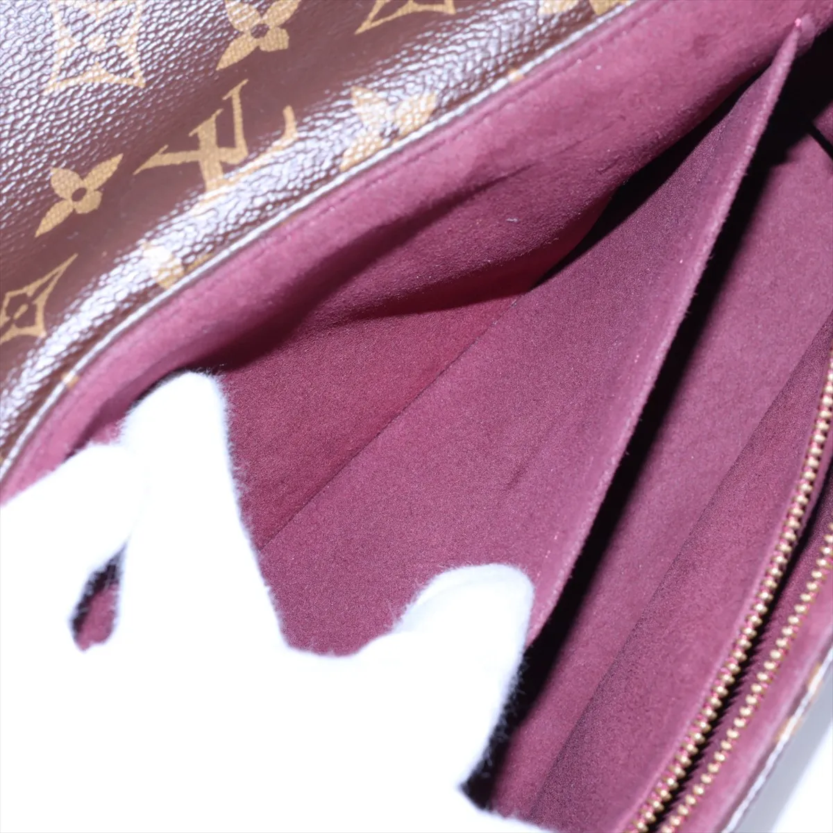 Monogram x Leather Pallas Chain M41200 Brown x Purple — view 9