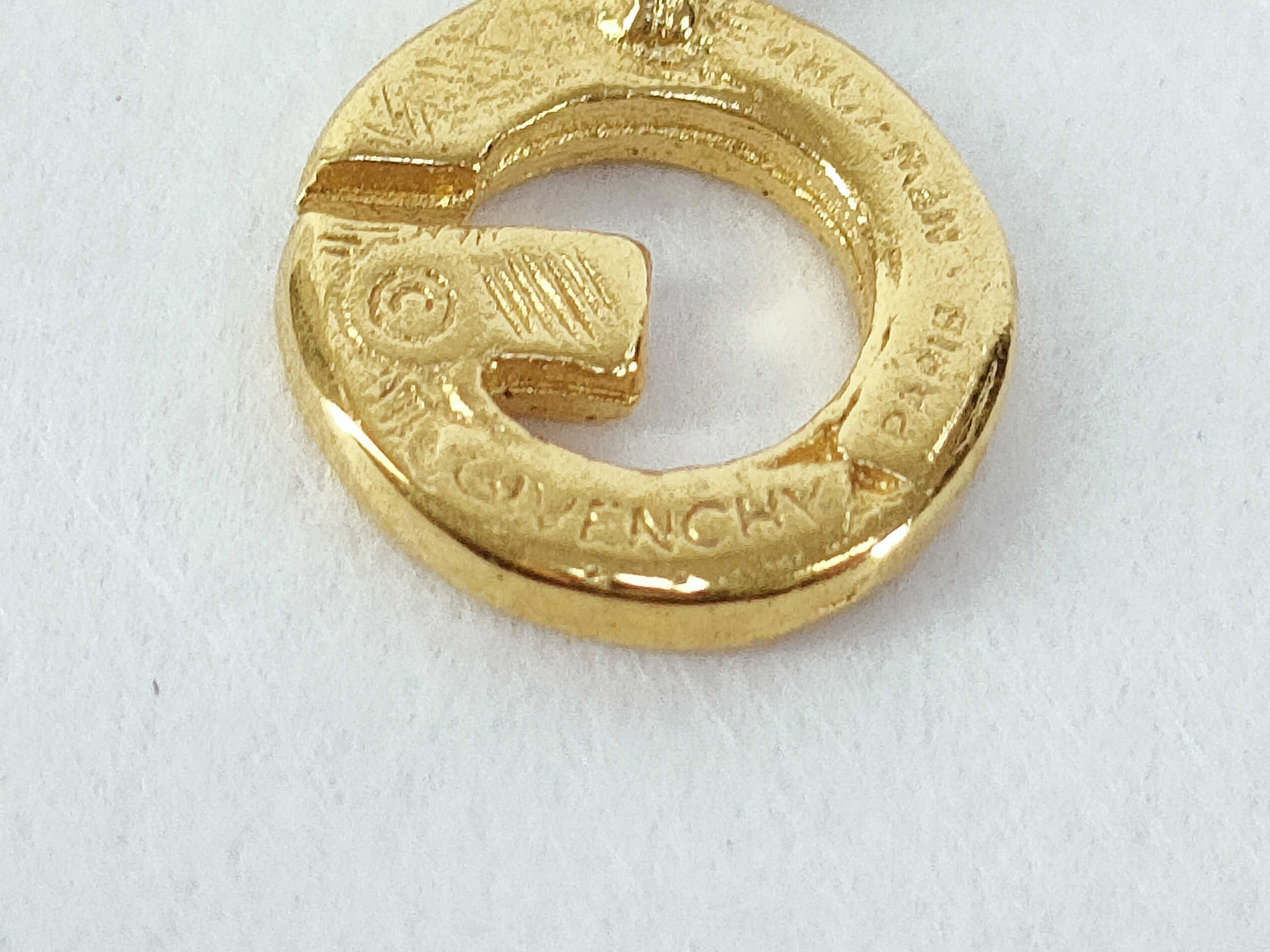 G-logo gold necklace — view 3