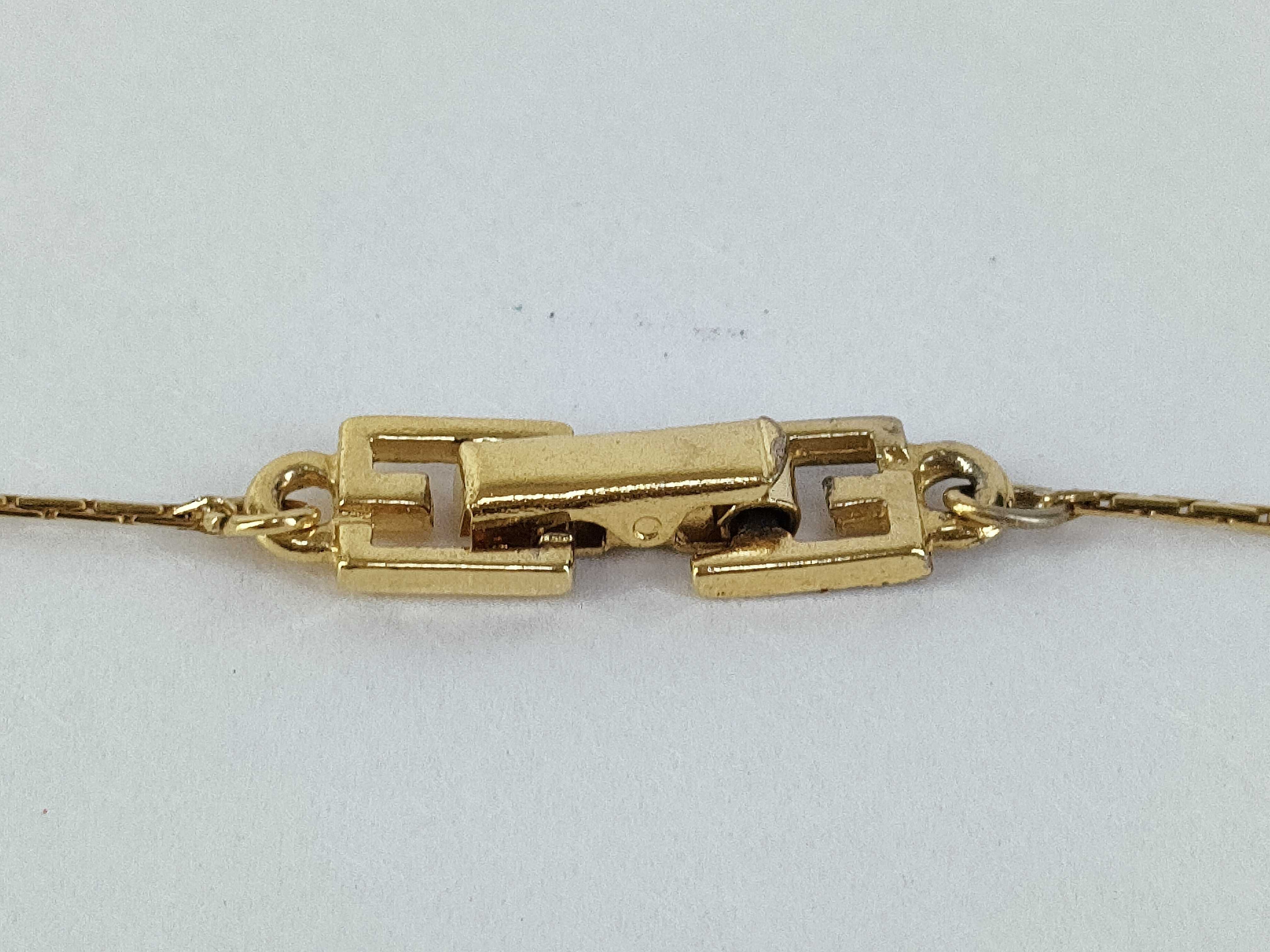 G-logo gold necklace — view 5