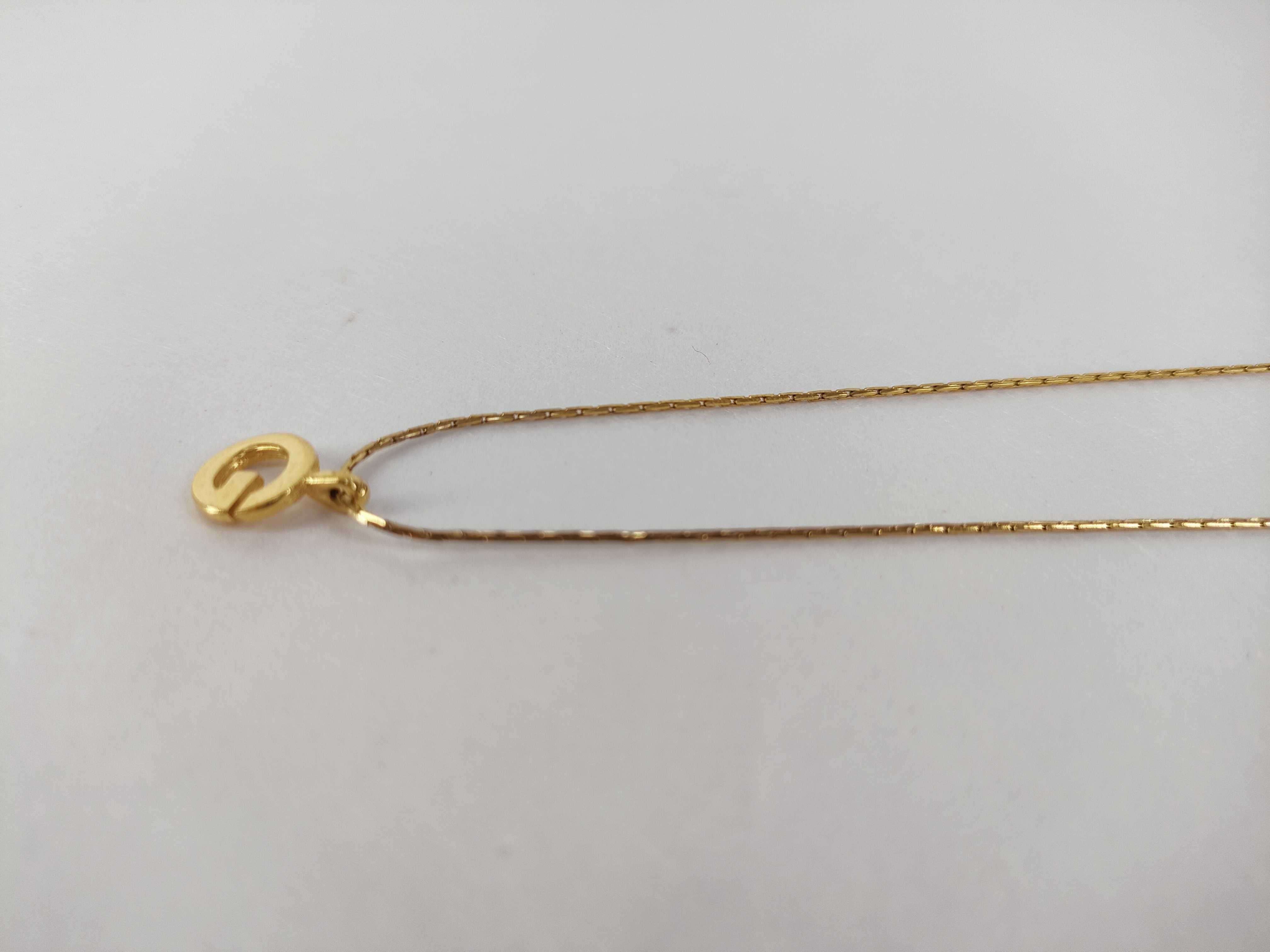 G-logo gold necklace — view 7