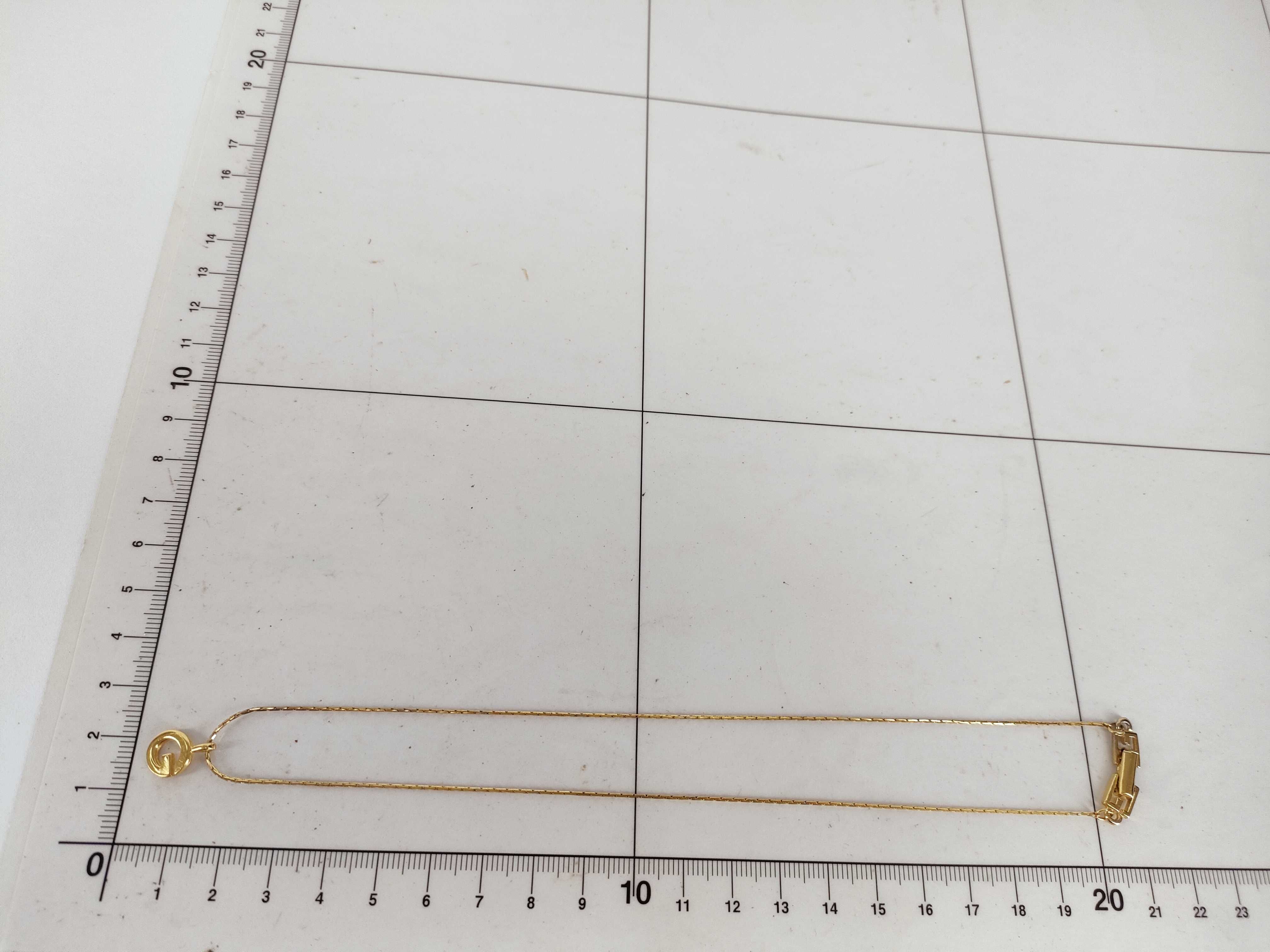 G-logo gold necklace — view 10